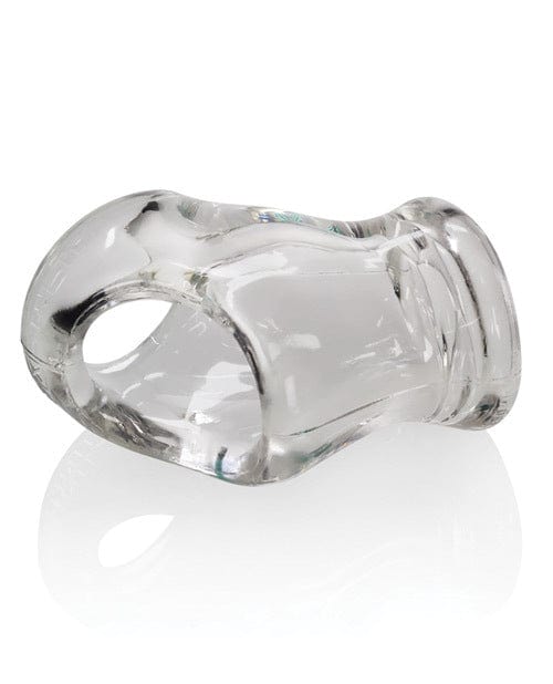 Oxballs Atomic Jock Unit X Stretch Cocksling - Clear Silicone Cock Ring for Men, Comfortable & Flexible Penis Support - Perfect for Workout, Gym & Intimate Play