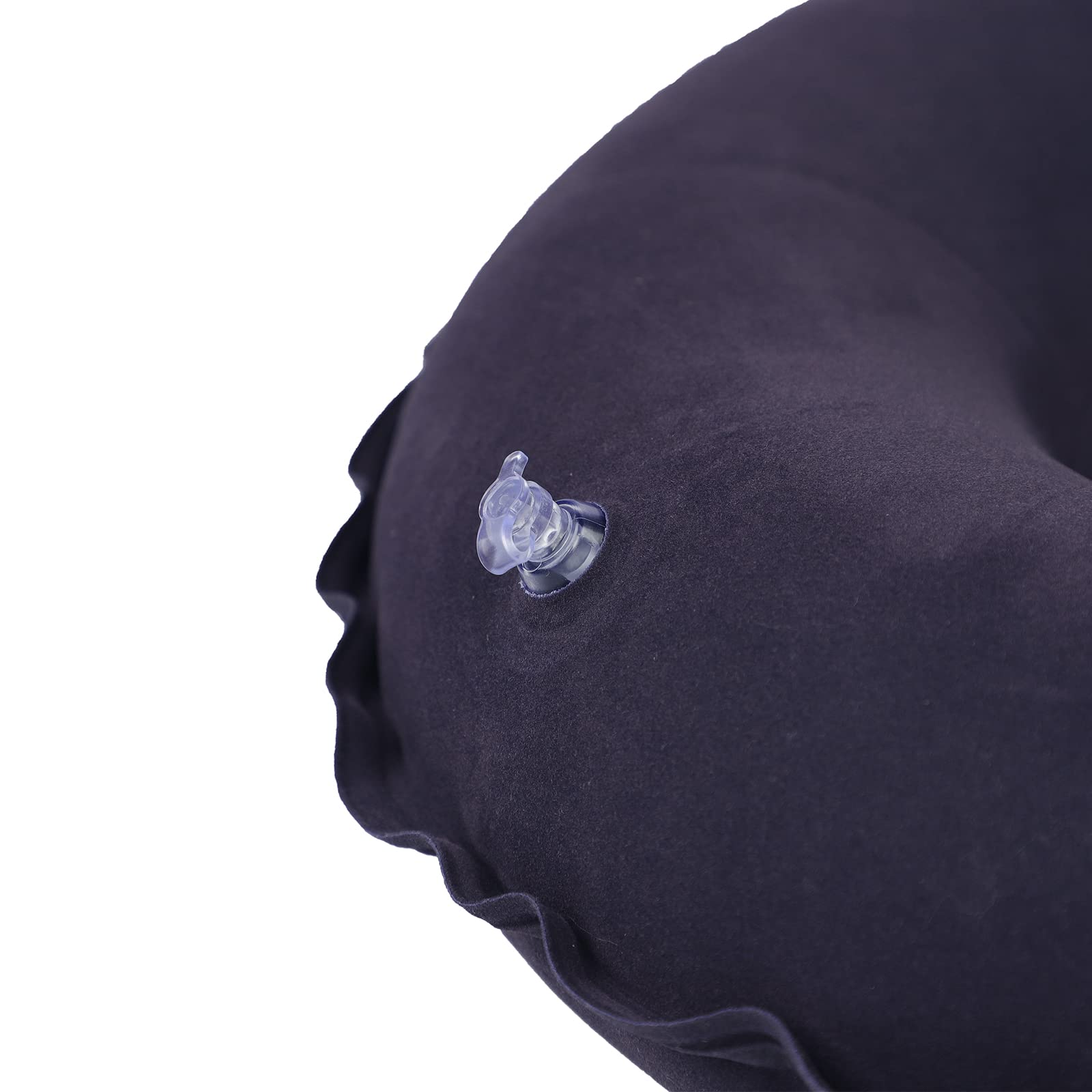**Inflatable Seat Cushion for Tailbone Pain & Hemorrhoid Relief - Portable Donut Pillow for Office, Wheelchair, Travel - Includes Air Pump (Round) - Comfortable Support for Long Sitting, Driving & Post-Surgery Recovery**