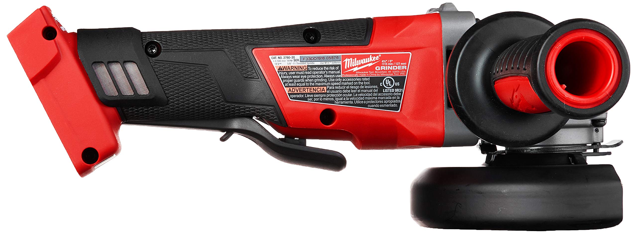 Milwaukee 2780-20 M18 Fuel 4-1/2