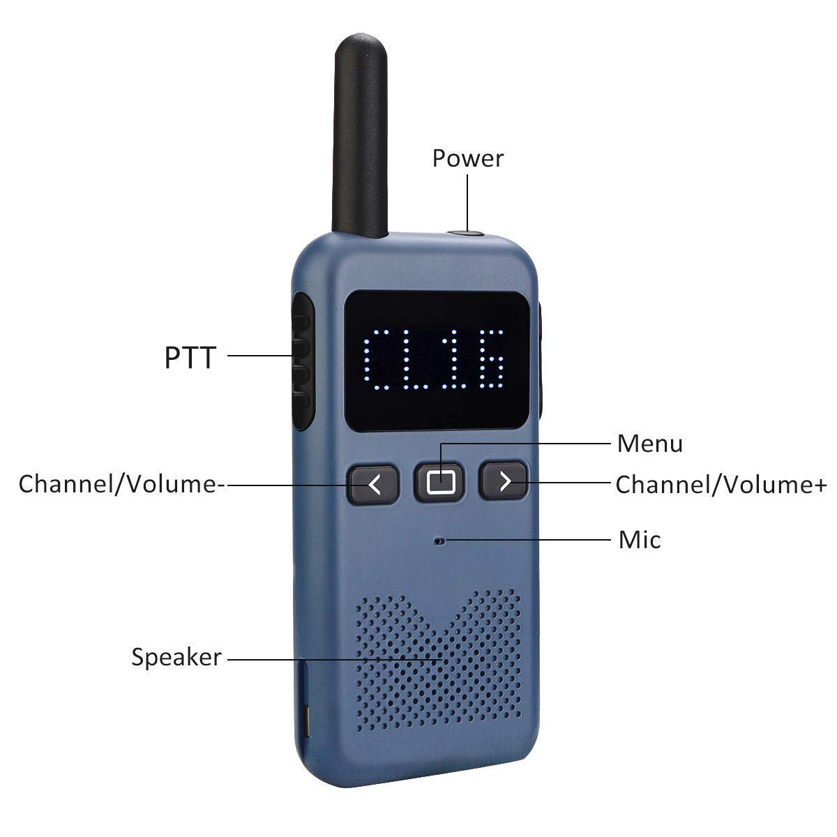 Retevis RB19 Walkie Talkies for Adults (9 Pack) - Long Range Two Way Radios with 6-Way Multi Charger - Perfect for Construction Sites, Outdoor Adventures, and Emergency Communication
