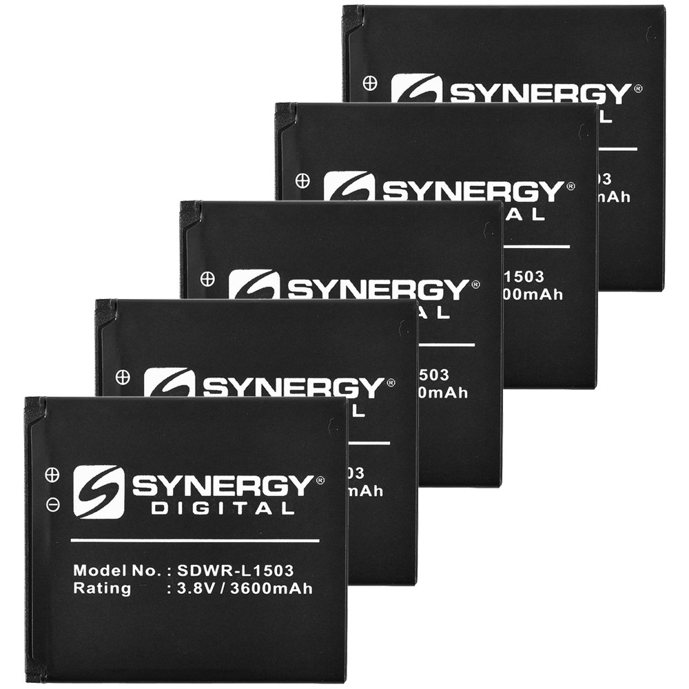 Novatel Wireless 40115131.01 Replacement Battery Combo Pack - 5 x SDWR-L1503 Batteries for MiFi Hotspots - Perfect for Travel, Business & Remote Work