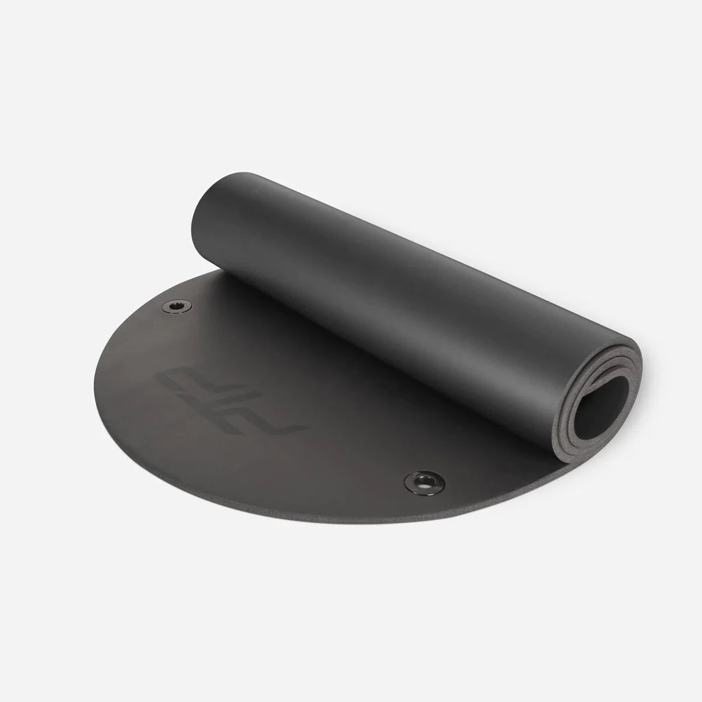 Extra Large 10mm Thick PTP Workout Mat for Home Gym, Yoga & Fitness - Non-Slip Black Exercise Mat for Floor Protection & Comfort