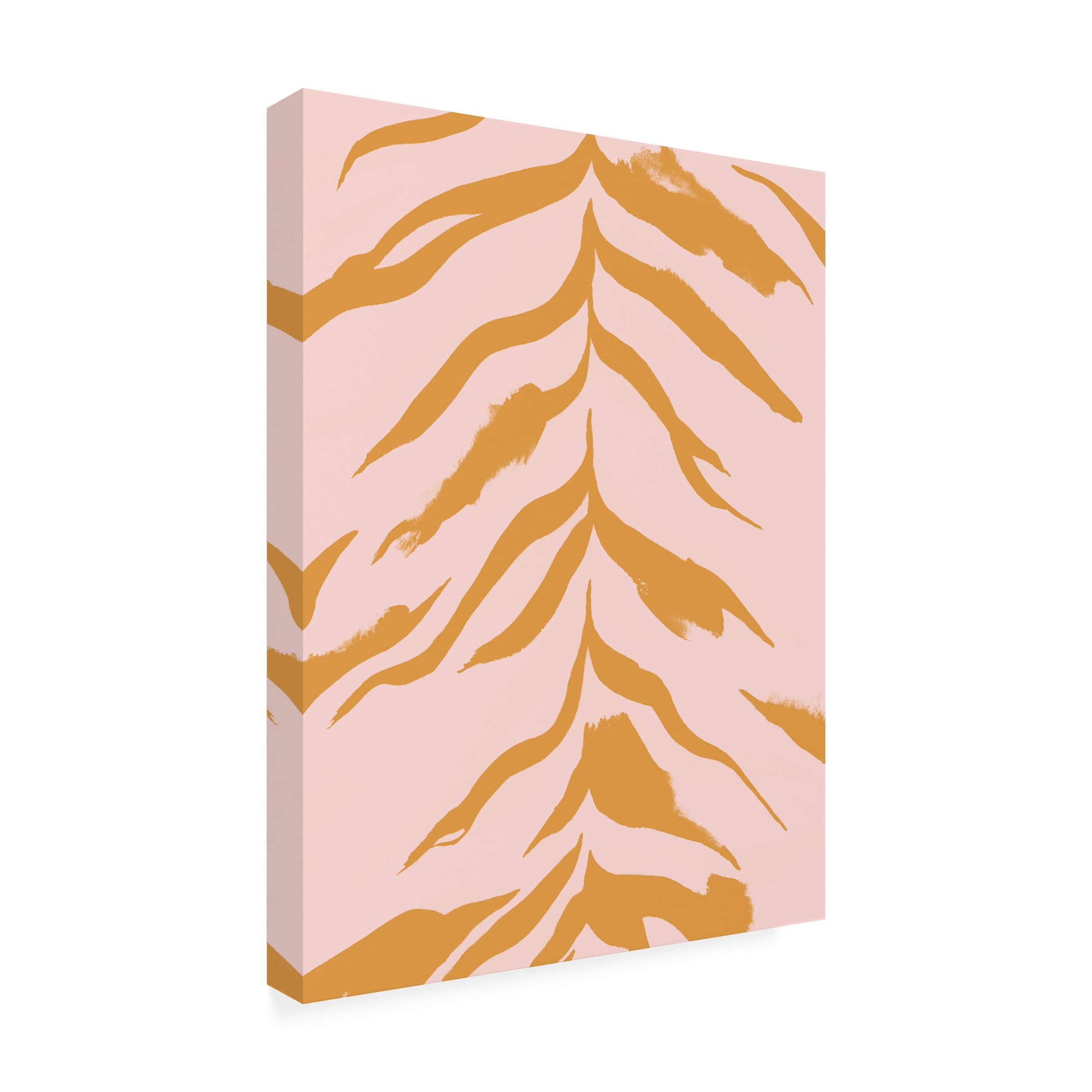 Jacob Green 'Pastel Predator I' Canvas Wall Art Print - Modern Abstract Wildlife Painting for Living Room, Bedroom & Office Decor