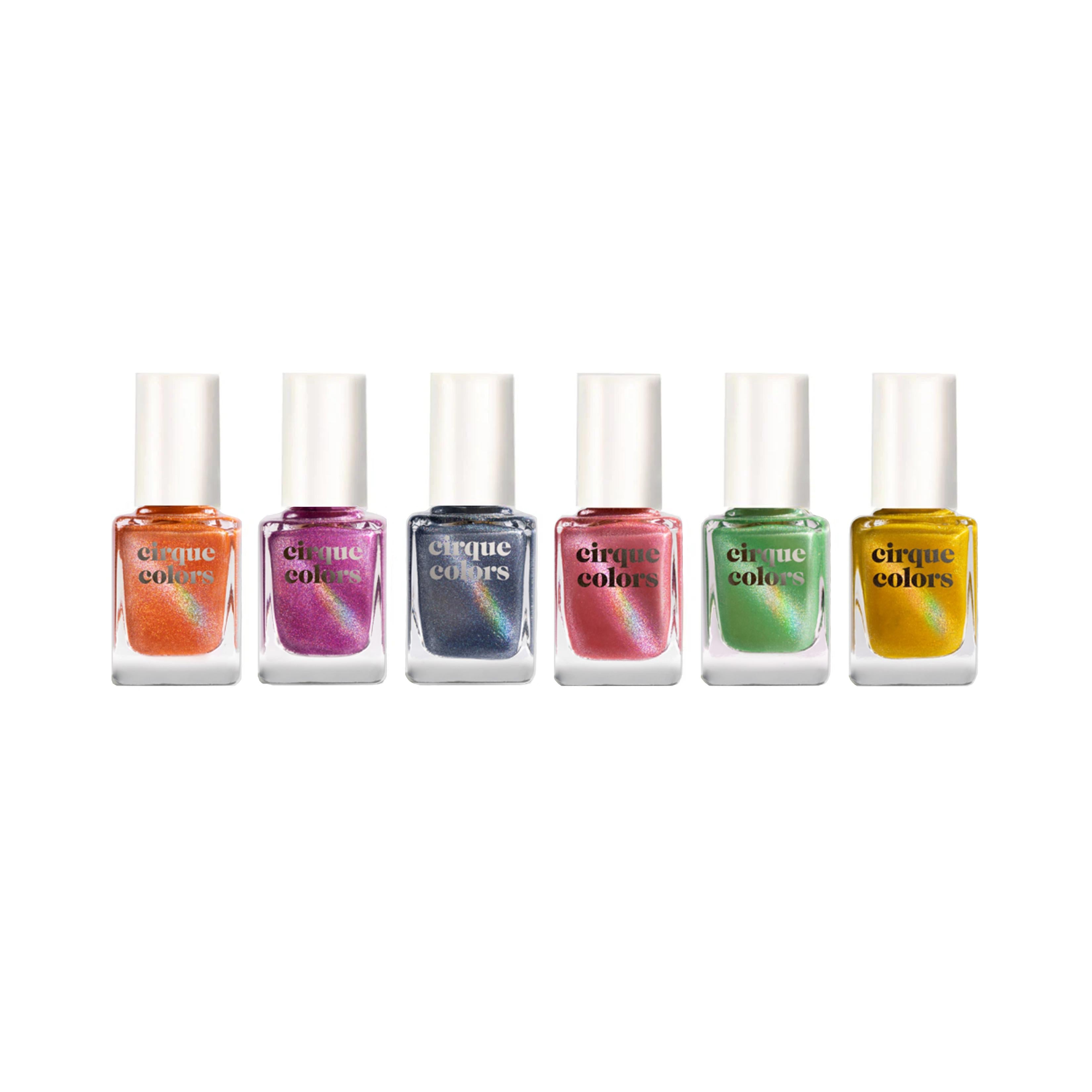Cirque Colors Bubbly Collection Nail Polish - 0.37 oz Long Lasting Glitter & Shimmer Nail Lacquer for Manicures & Pedicures - Perfect for Parties, Weddings & Special Occasions