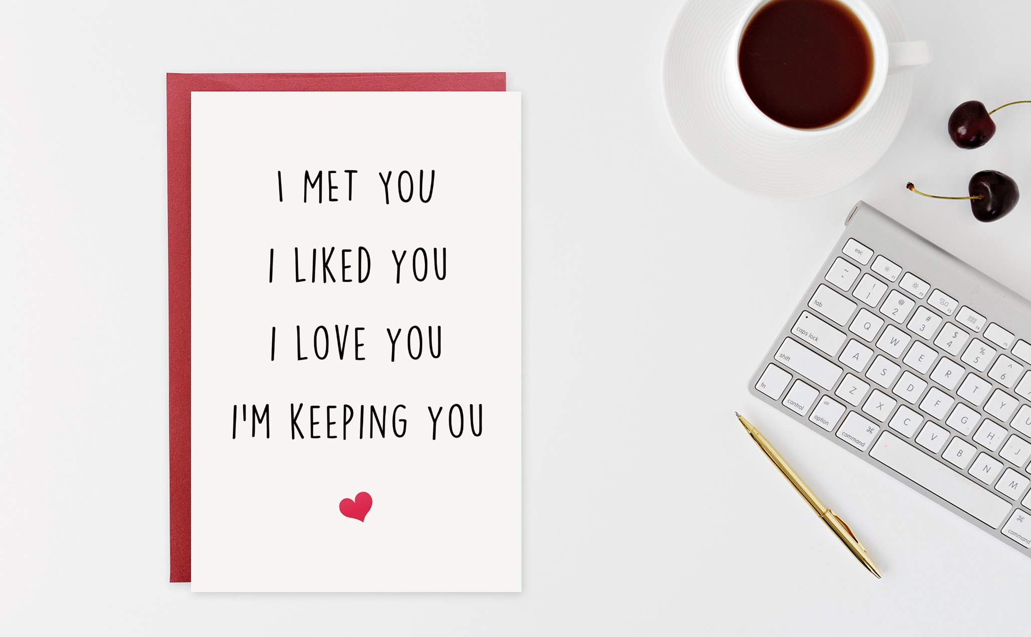 Funny I Love You Card - Birthday, Anniversary & Romantic Greeting Card for Boyfriend, Husband, Fiancé | Perfect for Valentine's Day, Weddings & Special Occasions