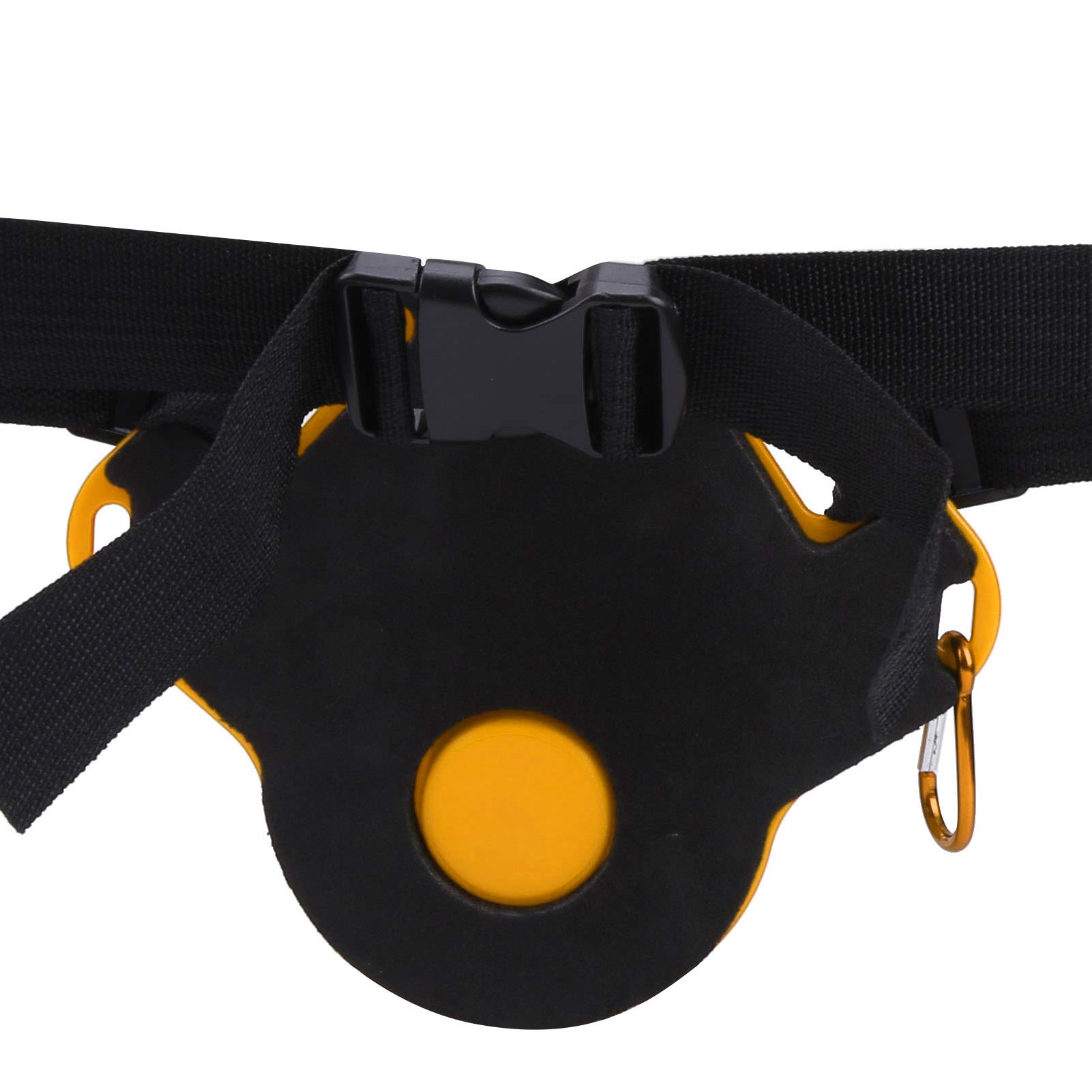 Alomejor Adjustable Fishing Belly Belt - Portable Fishing Pole Holder & Waist Support for Anglers - Perfect for Freshwater, Saltwater & Shore Fishing