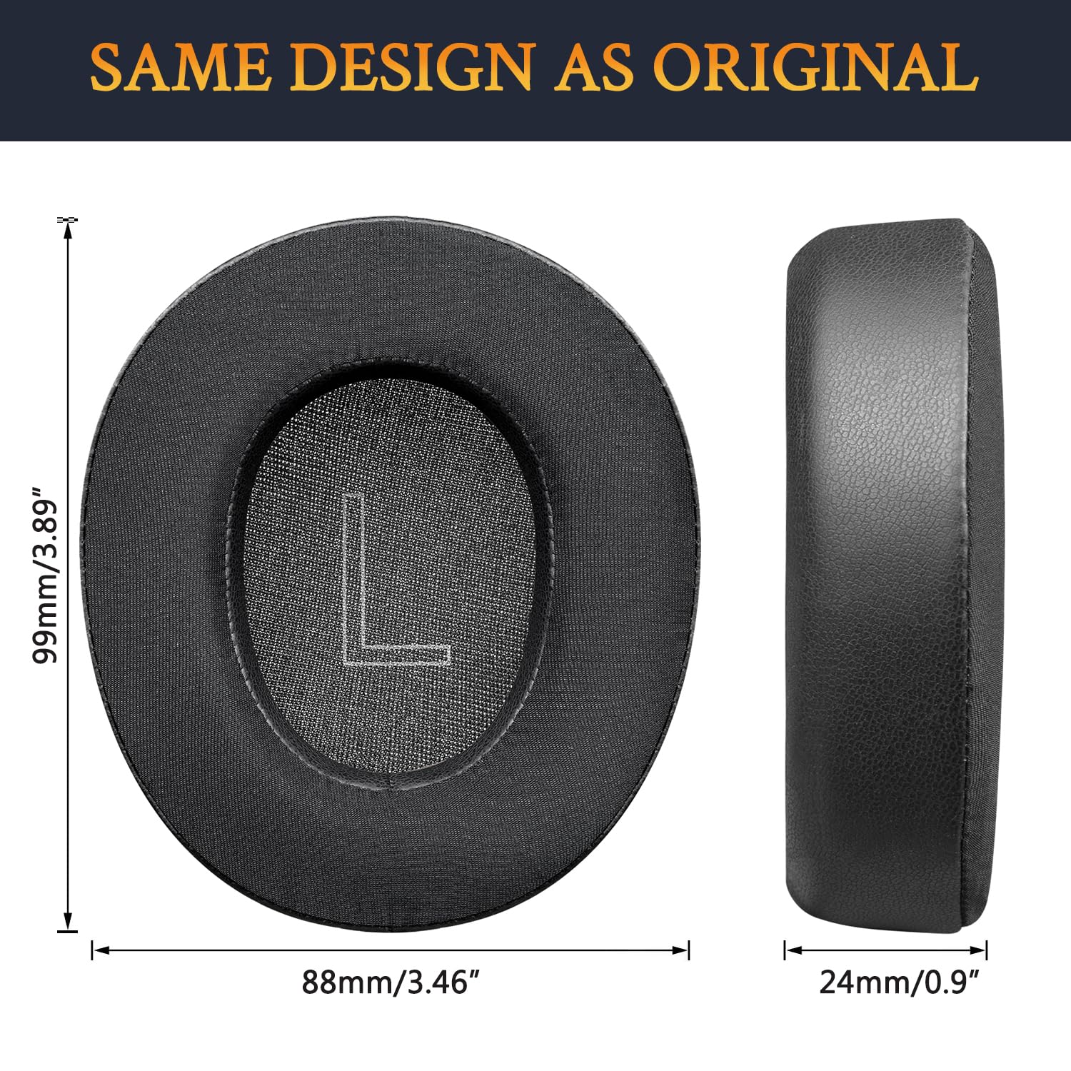 SOULWIT Cooling-Gel Replacement Earpads for Astro A10 Gen 2 Wired Gaming Headset - Breathable Ice Silk Fabric Ear Cushions with Noise Isolation Memory Foam (Black) - Perfect for Long Gaming Sessions & Office Work