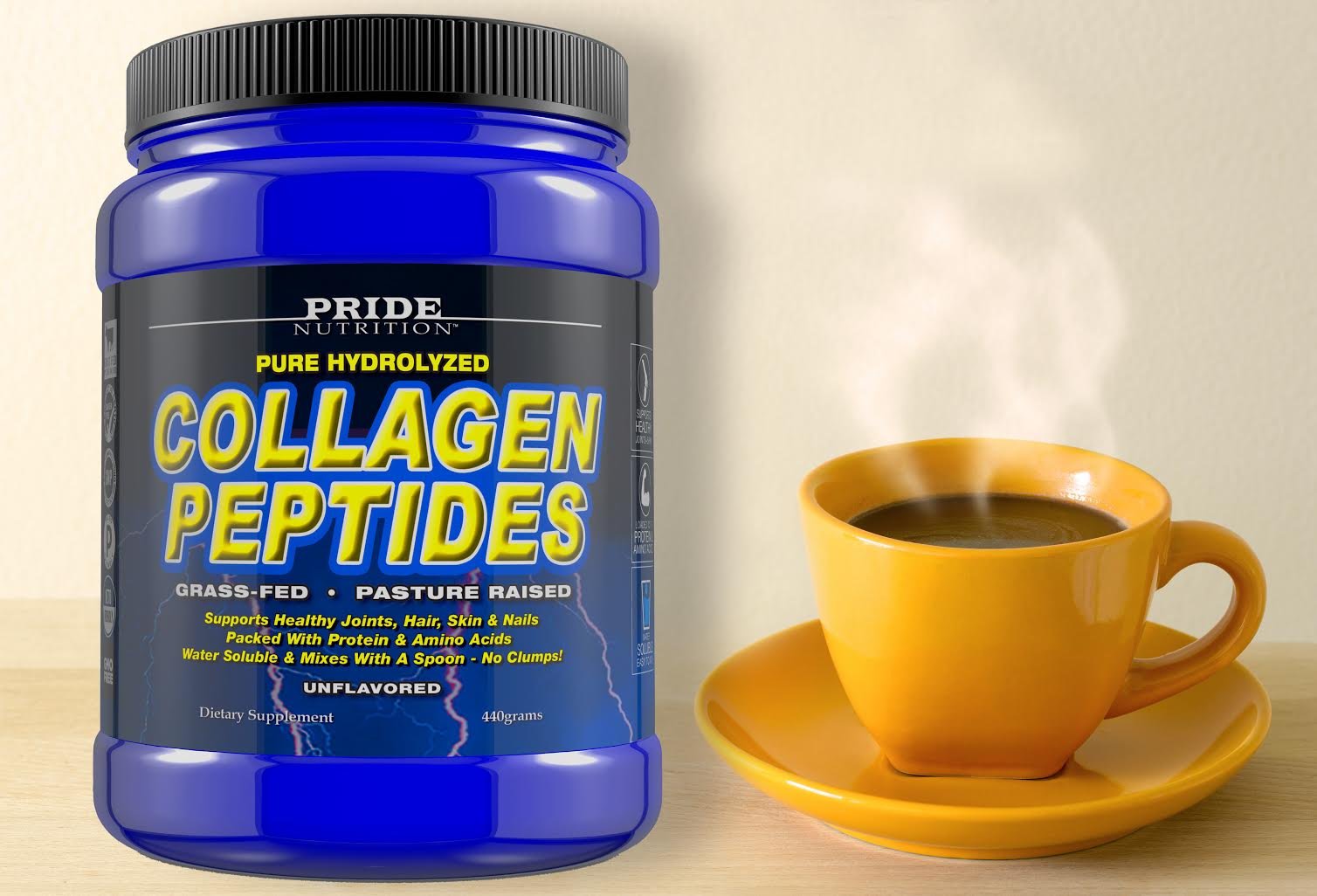 Grass-Fed Hydrolyzed Collagen Peptides Powder - Paleo & Keto Friendly Supplement for Youthful Skin, Healthy Hair, Strong Nails & Joint Support - Non-GMO, Gluten Free - Perfect for Smoothies, Coffee & Baking