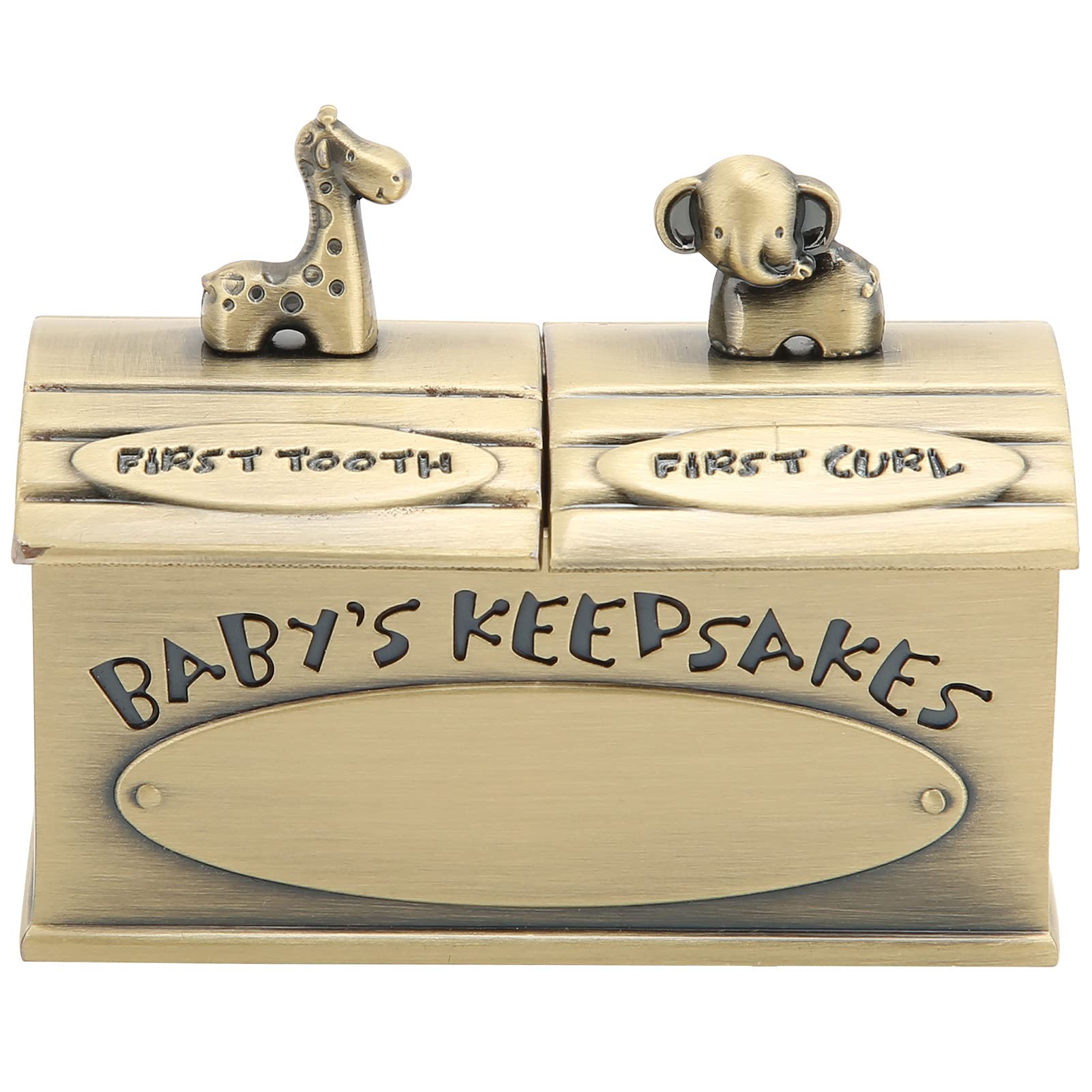 European Style Tooth Fairy Tooth Holder for Kids - Zinc Alloy Baby Keepsake Box for Lost Teeth (Bronze) | Perfect for First Tooth Celebration & Childhood Memory Preservation