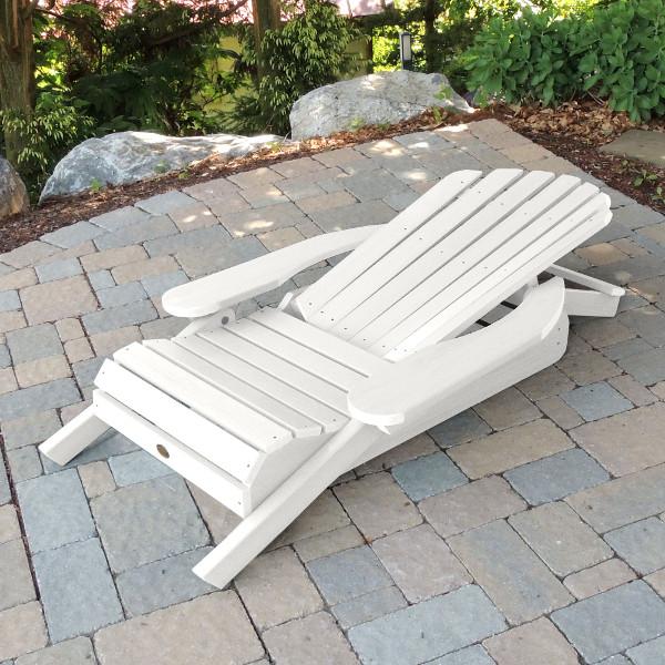 Hamilton Outdoor Folding & Reclining Adirondack Chair - Portable Patio Lounge Chair for Backyard, Poolside & Beach - Weather-Resistant Comfort for Relaxing Outdoors