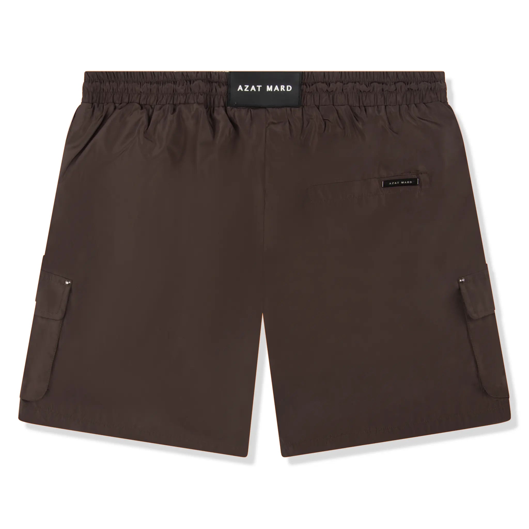 Azat Mard Men's Quick-Dry Combat Swim Shorts - Chocolate Brown for Beach, Pool & Water Sports | Lightweight & Comfortable Swimwear