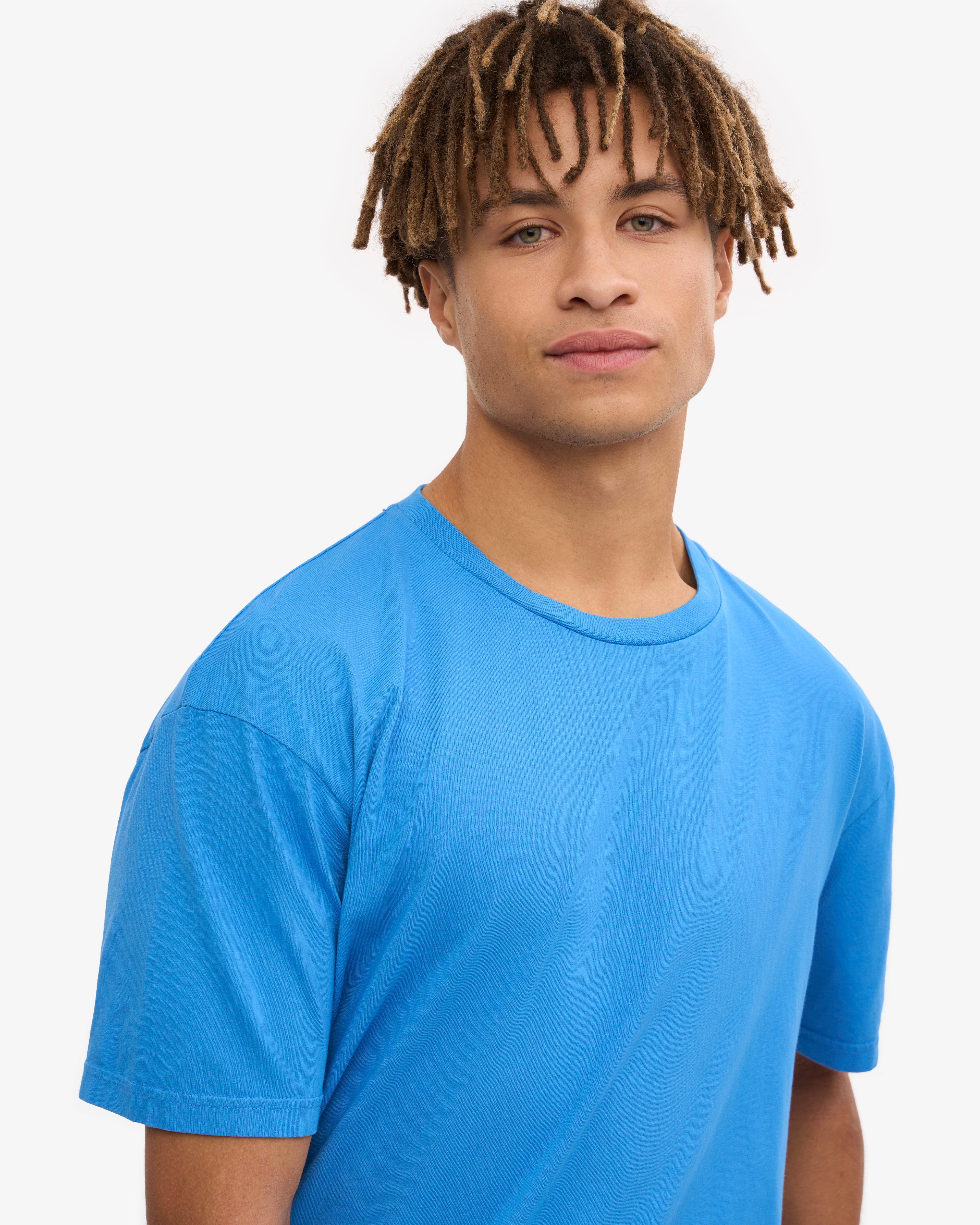 Classic Organic Cotton T-Shirt for Men & Women | Soft & Comfortable Pacific Blue Tee | Perfect for Casual Wear, Gym, and Everyday Outfits