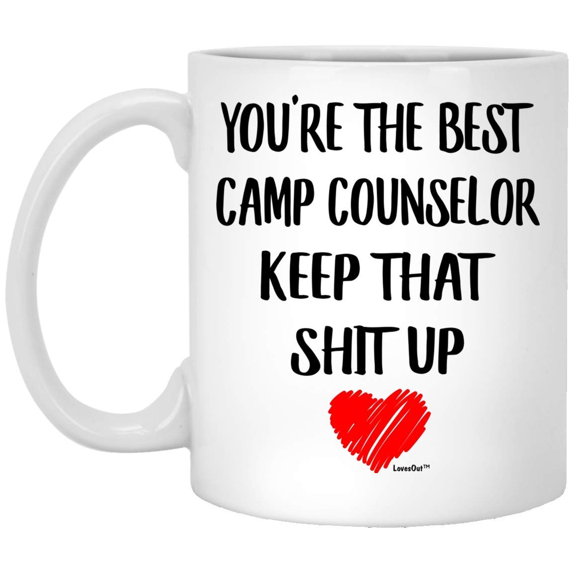 You're The Best Camp Counselor Funny Coffee Mug - 11oz White Ceramic Cup - Perfect Birthday & Christmas Gift 2024 - Ideal for Camping, Office, or Home Use