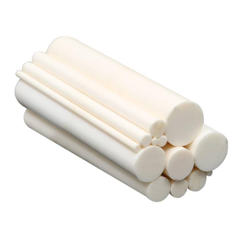 WEAREONE 99% Alumina Ceramic Rods - High Temperature Insulation Rods (2mm-18mm Diameter, 100mm/360mm Length) - Machinable Ceramic Bars for Electrical Insulation, Kiln Furniture & Laboratory Equipment (8mm x 100mm)