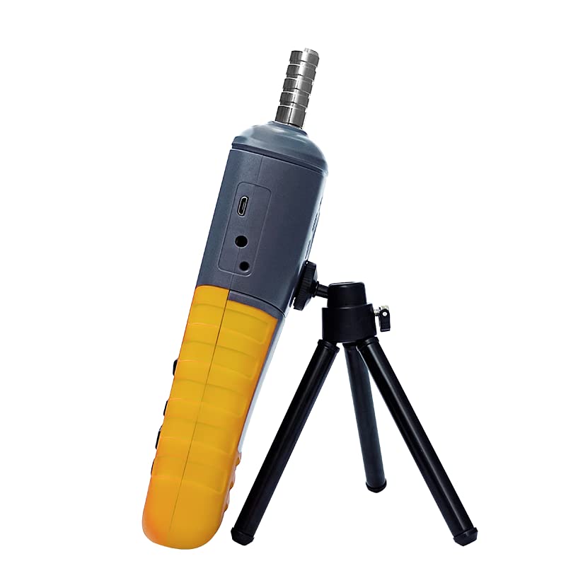 High Sensitivity Air Quality Dust Particle Counter - PM0.3/2.5/10 μm Detector with Data Transfer & Storage | TC-8100 | Ideal for Home, Office & Industrial Air Pollution Monitoring