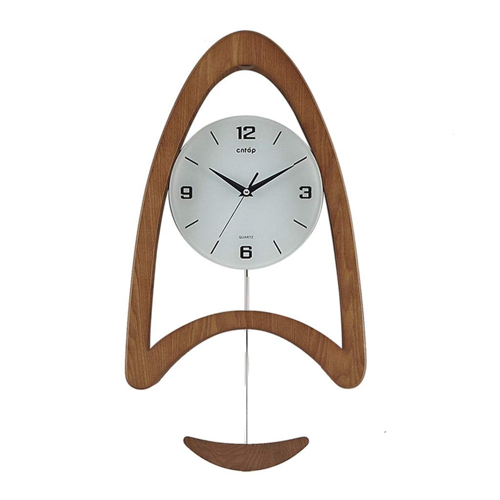 Silent Non-Ticking Wall Clock - Modern European Style Decorative Pendulum Clock for Living Room, Bedroom & Office - 23.2 Inch Large Contemporary Home Decor (Perfect for Home, Office & Gift Giving)