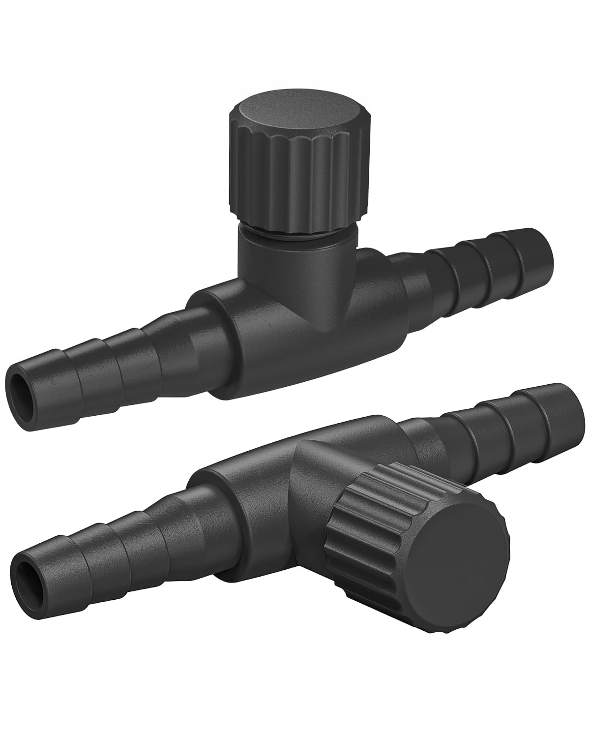 Pawfly 10 Pack Aquarium Air Control Valves - Adjustable Plastic Air Flow Regulators for 4-6mm ID Tubing | Single Way Air Pump Accessories for Fish Tanks | Perfect for Freshwater & Saltwater Aquariums, Hydroponics & Fish Breeding Systems