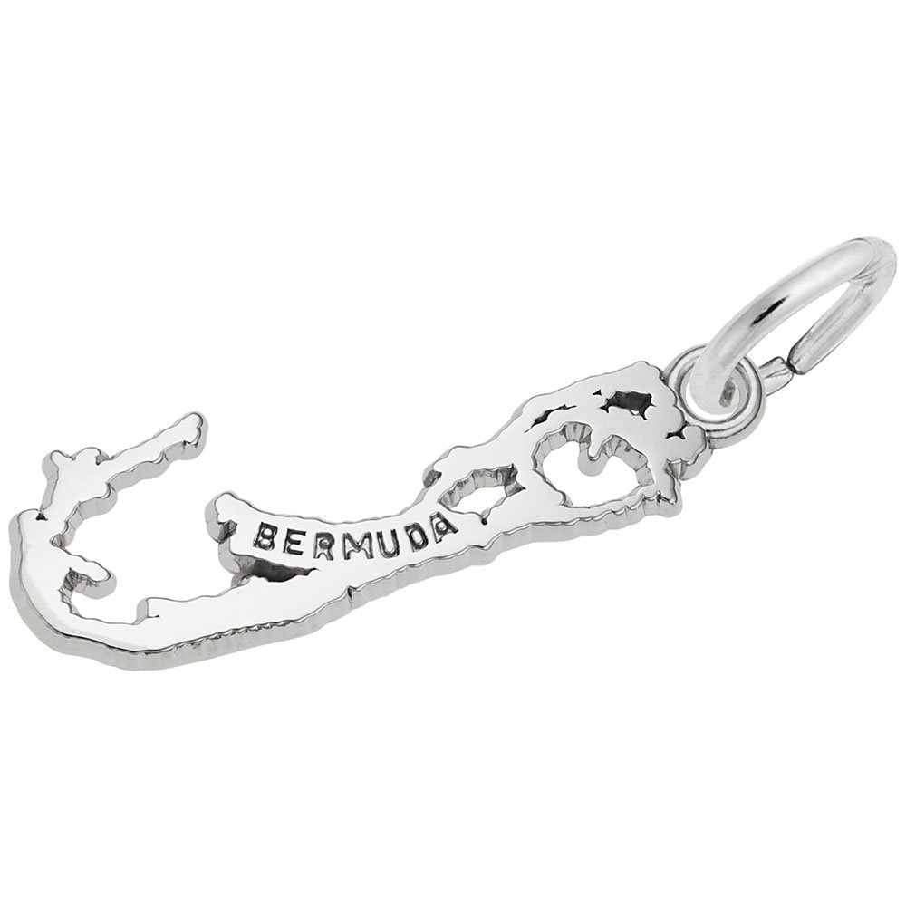 Bermuda Charm - Sterling Silver Charms for Bracelets & Necklaces | Perfect for DIY Jewelry Making, Gift Giving & Travel Souvenirs