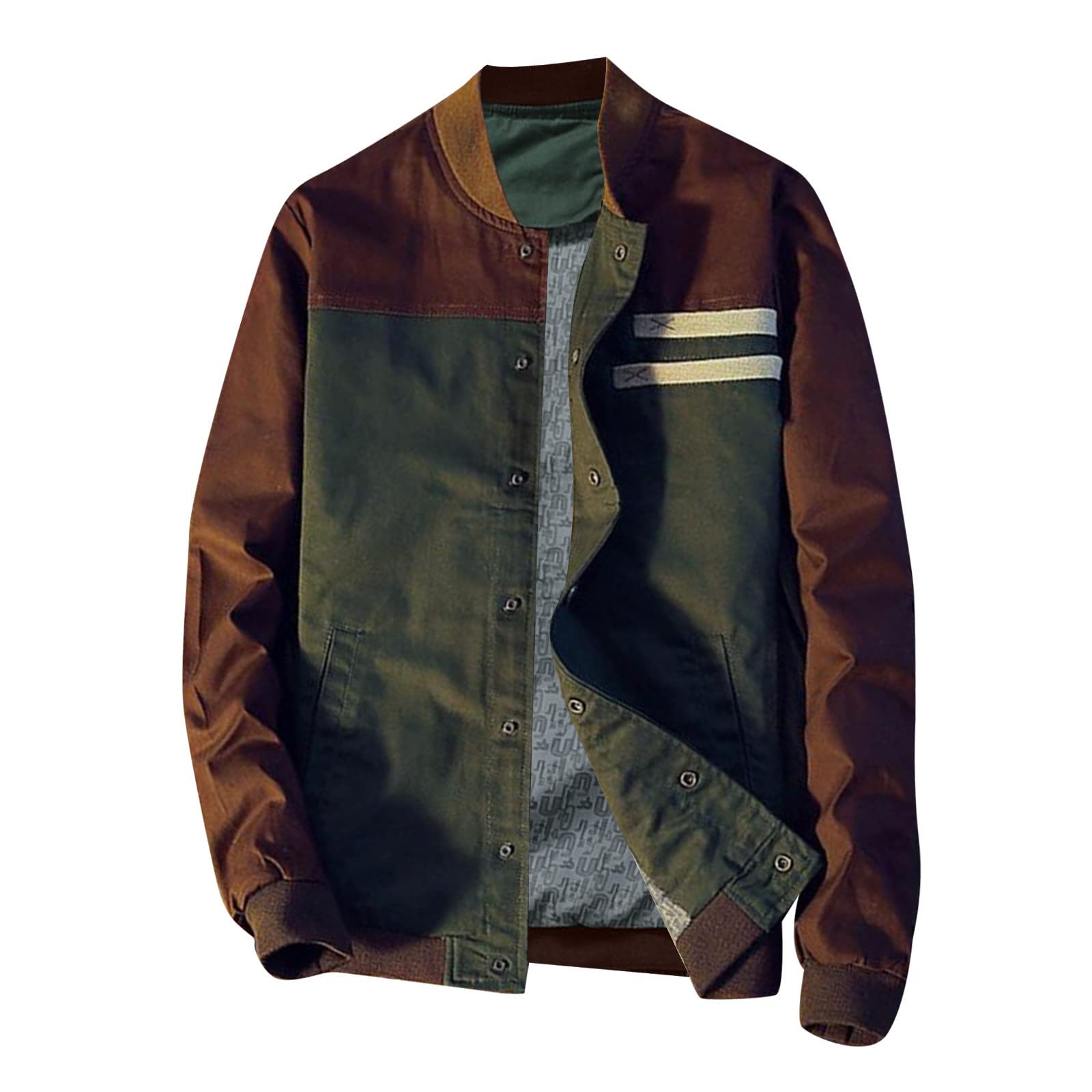 Men's Casual Solid Color Lightweight Jacket - Slim Fit Coat for Everyday Wear | Assorted Colors | Perfect for Work, Travel & Outdoor Activities