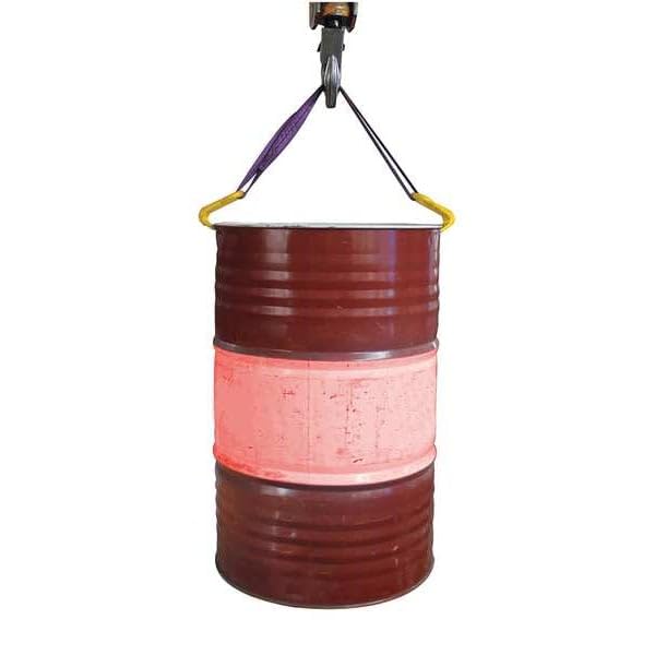 Drum Sling for 30, 55, 85 Gallon Drums - Heavy Duty 1000 lb Capacity - Perfect for Industrial Transport, Warehouse Storage & Drum Handling