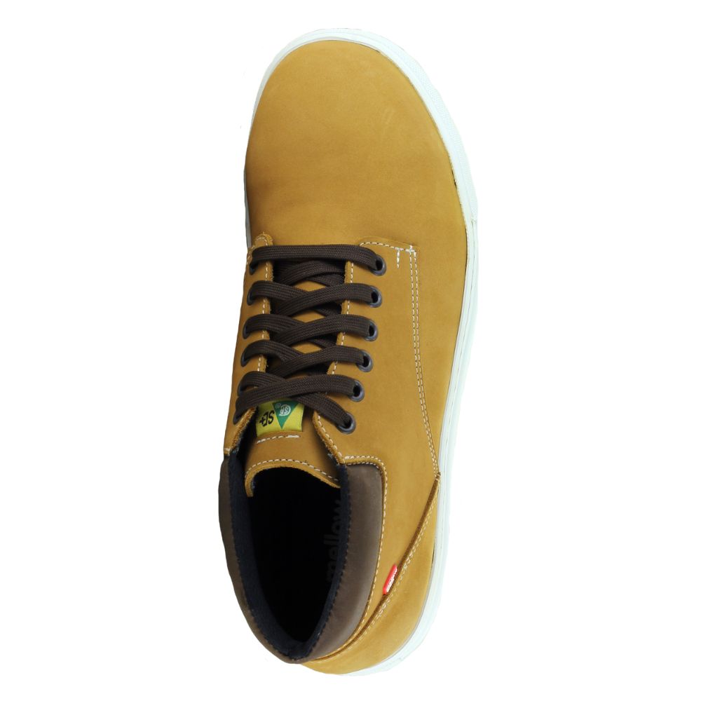 Mellow Walk Owen Men's Athletic Chukka SD+ Steel Toe Skater Shoes 580074 - Comfortable & Durable Sneakers for Work, Skateboarding & Casual Wear