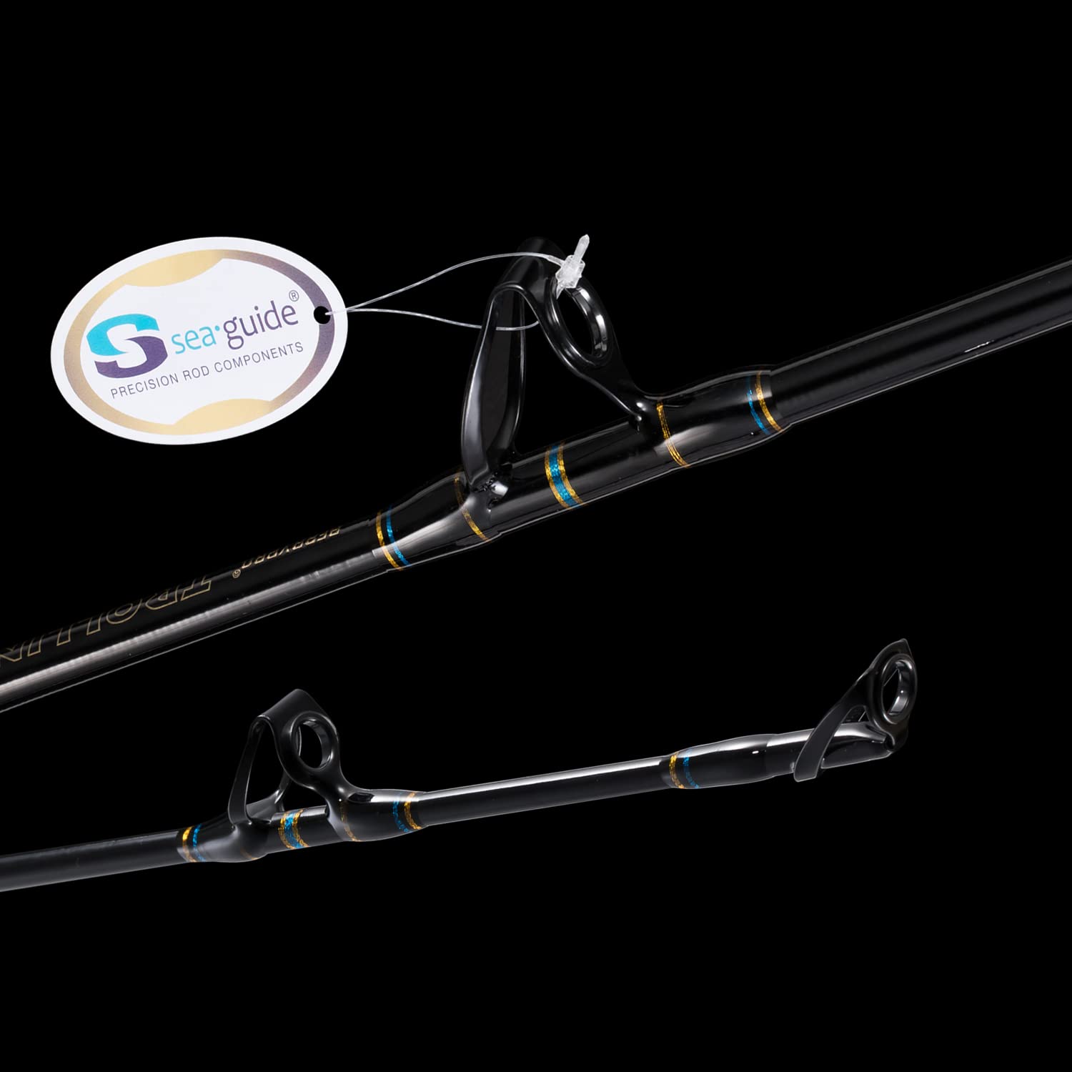 BERRYPRO Bent & Straight Butt Trolling Rod - Heavy Duty Saltwater Offshore Fishing Pole for Big Game - Conventional Boat Fishing Rod with Roller Guides - Perfect for Deep Sea Fishing & Sportfishing Adventures