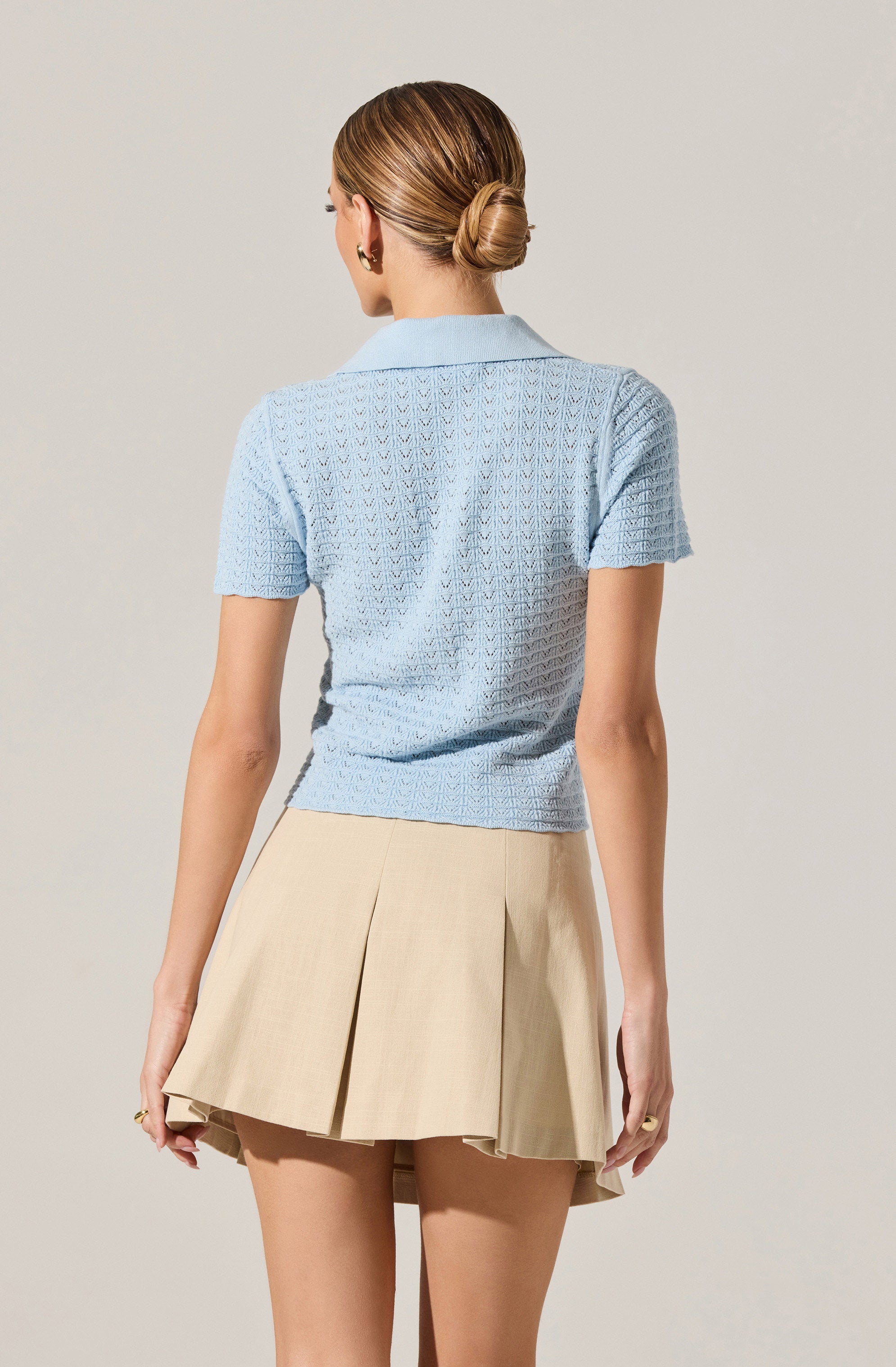 Elegant Wide Pleat Mini Skirt for Women - Flowy A-Line Skirt for Casual & Party Wear - Perfect for Office, Dating, and Night Out