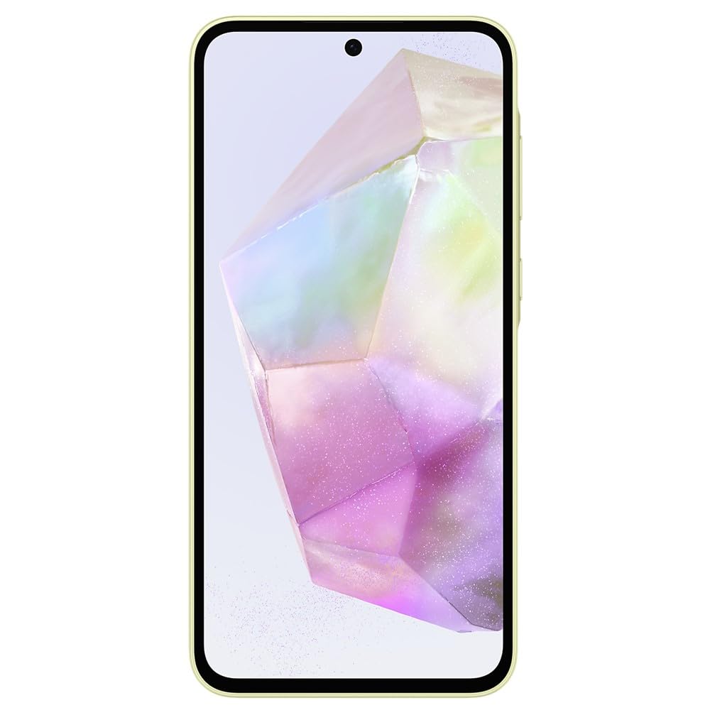 Samsung Galaxy A35 5G 256GB Unlocked Smartphone - Dual SIM GSM Android Phone (US Compatible LTE) - Awesome Lemon Color | Perfect for Travel, Business & Streaming