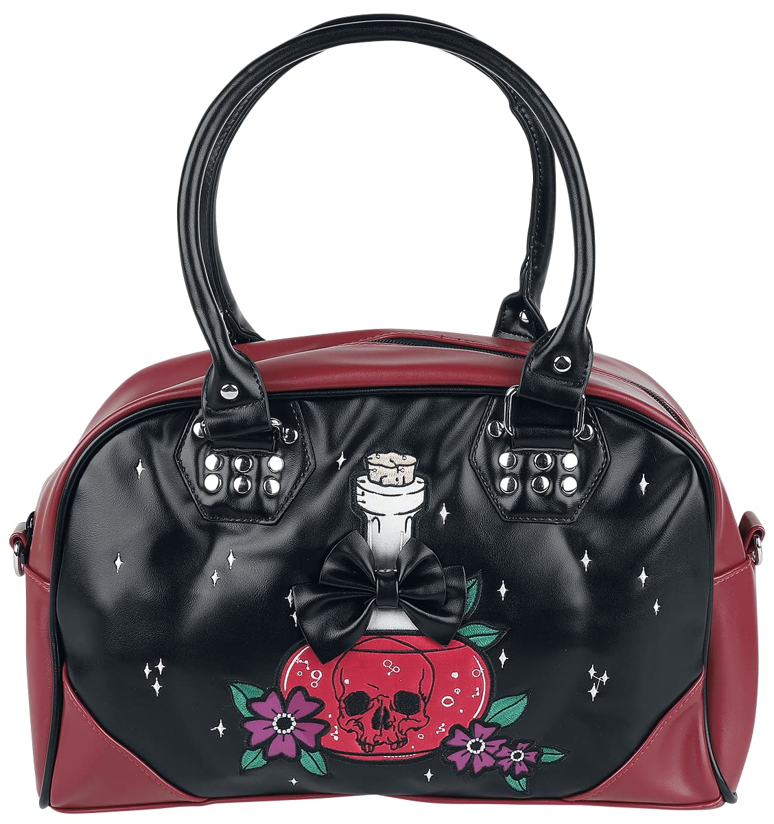 Lost Queen Poison Rip Handbag - Gothic Punk Crossbody Purse for Women | Perfect for Concerts, Parties & Night Out