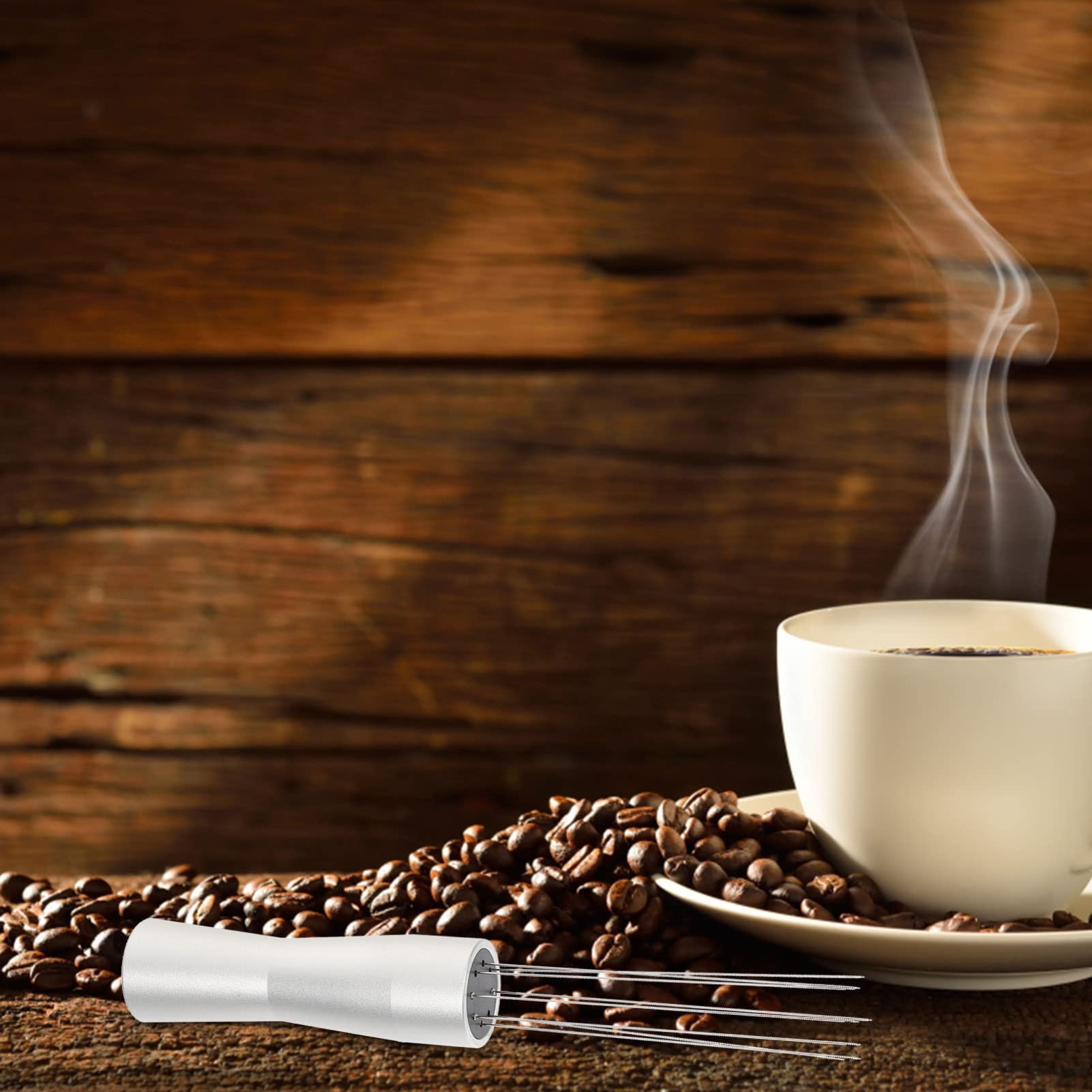 Professional Coffee Stirrer Needle - Barista Espresso Powder Distributor & Whisk Tool for Perfect Coffee Grounds - Ideal for Home Brewing, Cafes & Espresso Machines