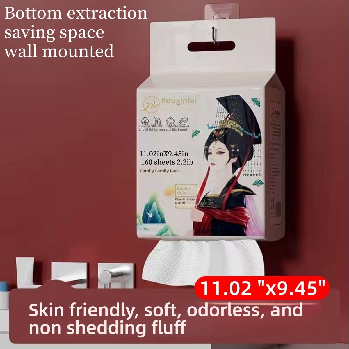 Soft Disposable Face Towels 11.02