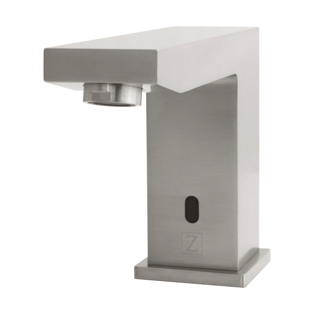 ZLINE Bliss Touchless Bathroom Faucet - Brushed Nickel Finish, Motion Sensor Hands-Free Design for Hygienic Washing (BLS BFS BN) - Perfect for Modern Homes, Public Restrooms & ADA Compliant Spaces