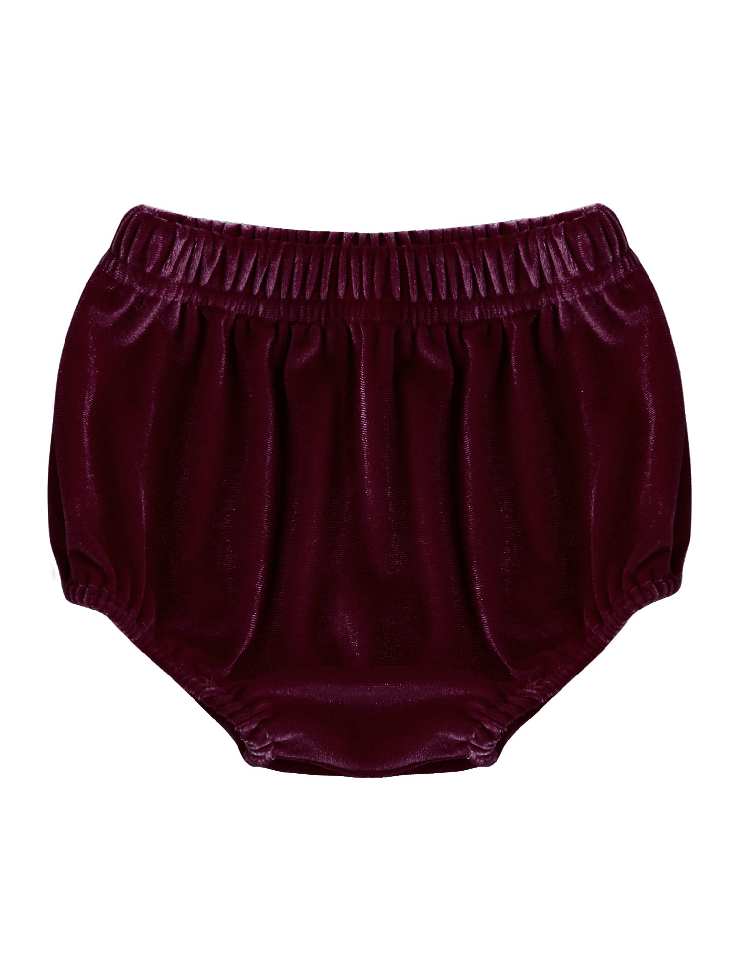 YOOJIA Baby Boys Girls Velvet Bloomers - Soft Solid Color Diaper Cover Shorts for Newborn Photography & Everyday Wear