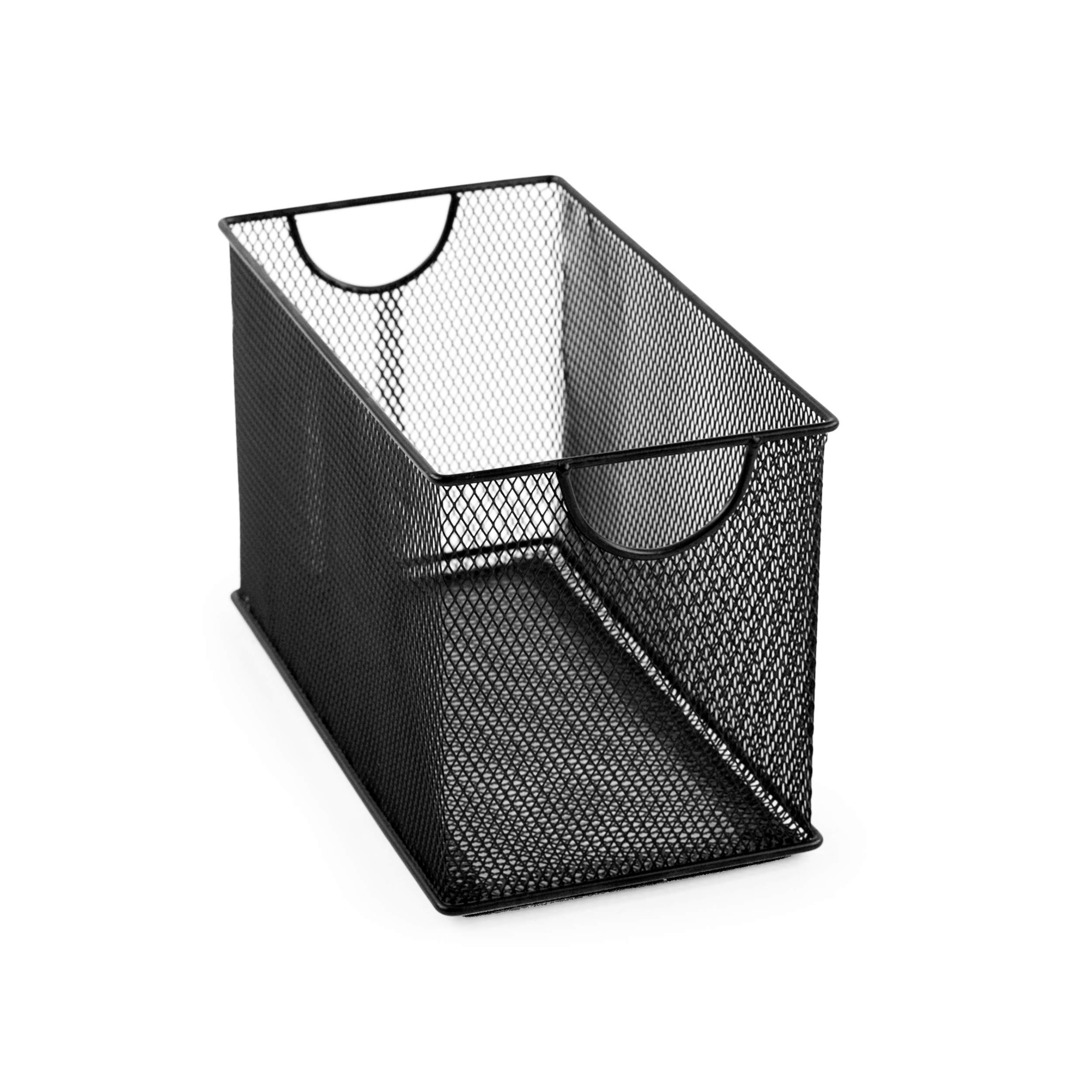 Mesh Black CD Storage Box - Organize Your Music Collection | Perfect for Home, Office & Studio Use