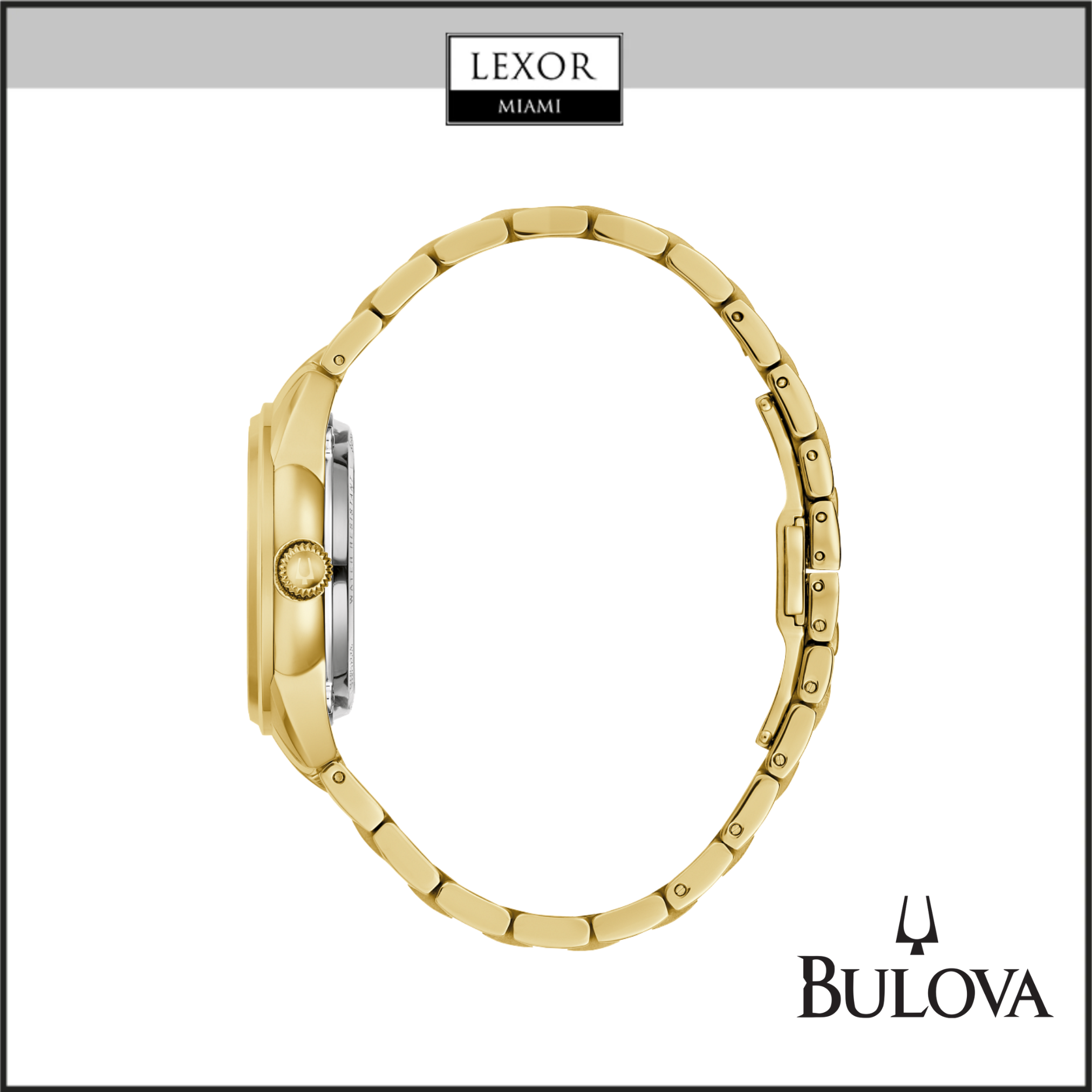 Bulova 97L172 Diamond Dial Luxury Automatic Watch for Men - Elegant Timepiece for Business, Formal Events & Special Occasions