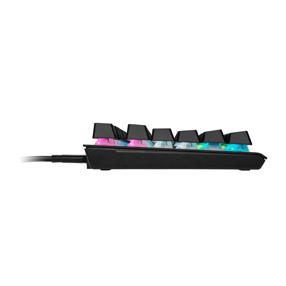 Corsair K60 PRO TKL RGB Optical Mechanical Gaming Keyboard - Black (OPX Switch) | Fast & Responsive for Competitive Gaming & Typing | Perfect for PC, Mac, Esports & Office Use