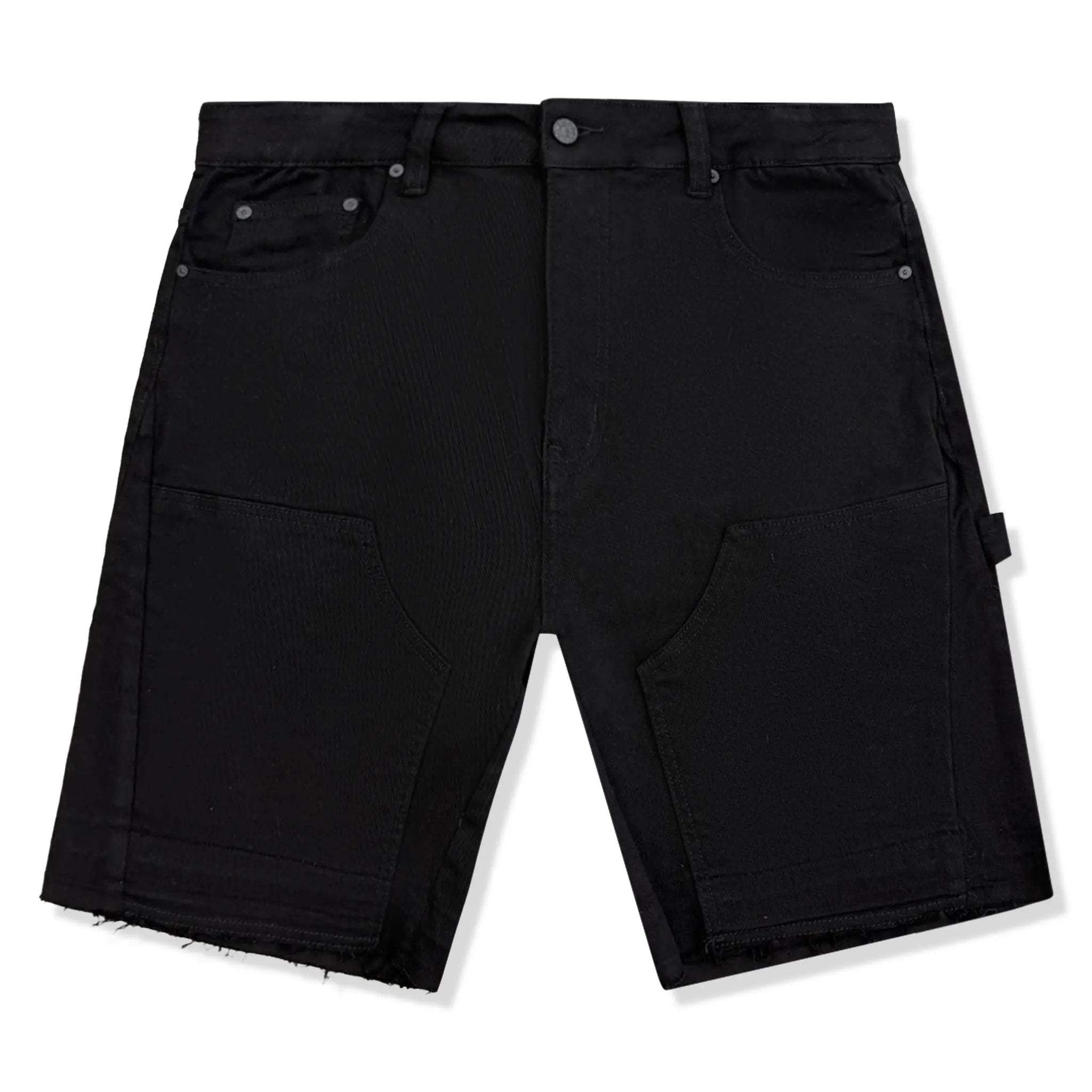 SIARR Rio Black Shorts - Men's Comfortable Athletic Running Shorts for Gym, Workout & Casual Wear | Lightweight & Breathable Fabric | Perfect for Jogging, Training & Outdoor Activities