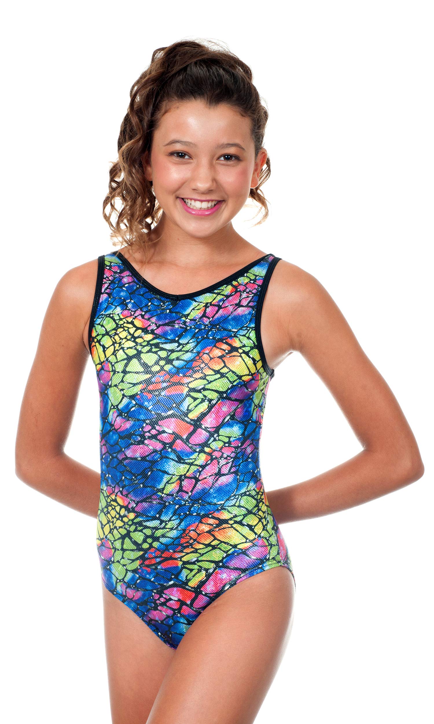 Delaney Monarch Butterfly Gymnastics Leotard - Ballet & Dance Leotard for Girls - Perfect for Gymnastics Practice, Ballet Recitals & Dance Performances