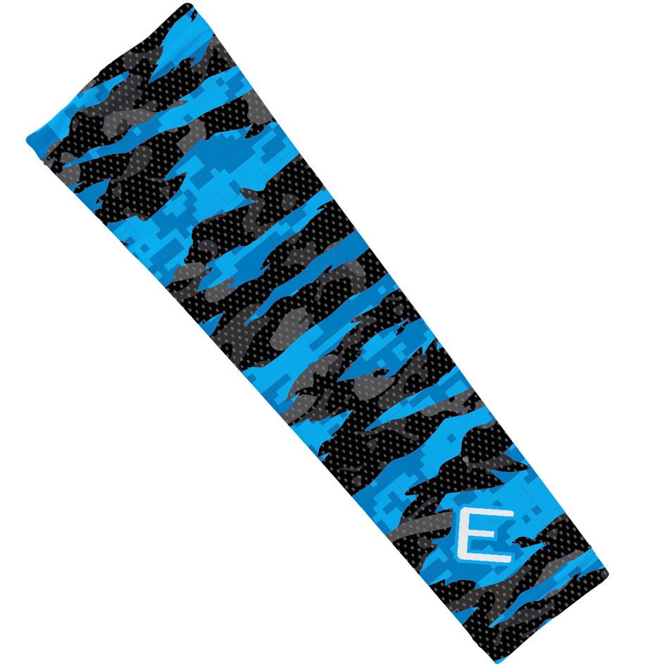 Light Blue Arm Sleeves for Sports & Outdoor Activities - Compression UV Protection for Basketball, Running, Cycling & Fitness