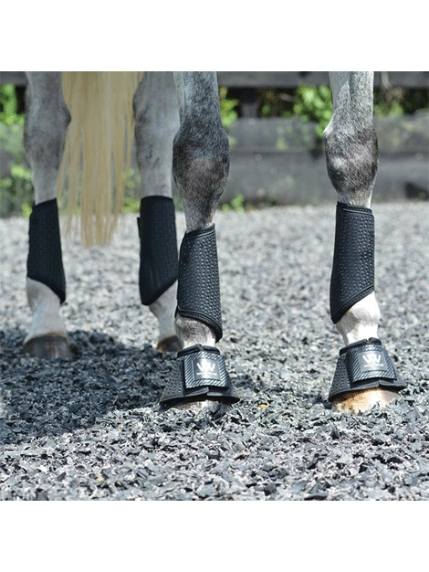 Woof Wear iVent Hybrid Brushing Boot for Horses - Breathable & Protective Leg Boots for Riding, Training & Competition - Prevent Injuries & Enhance Performance
