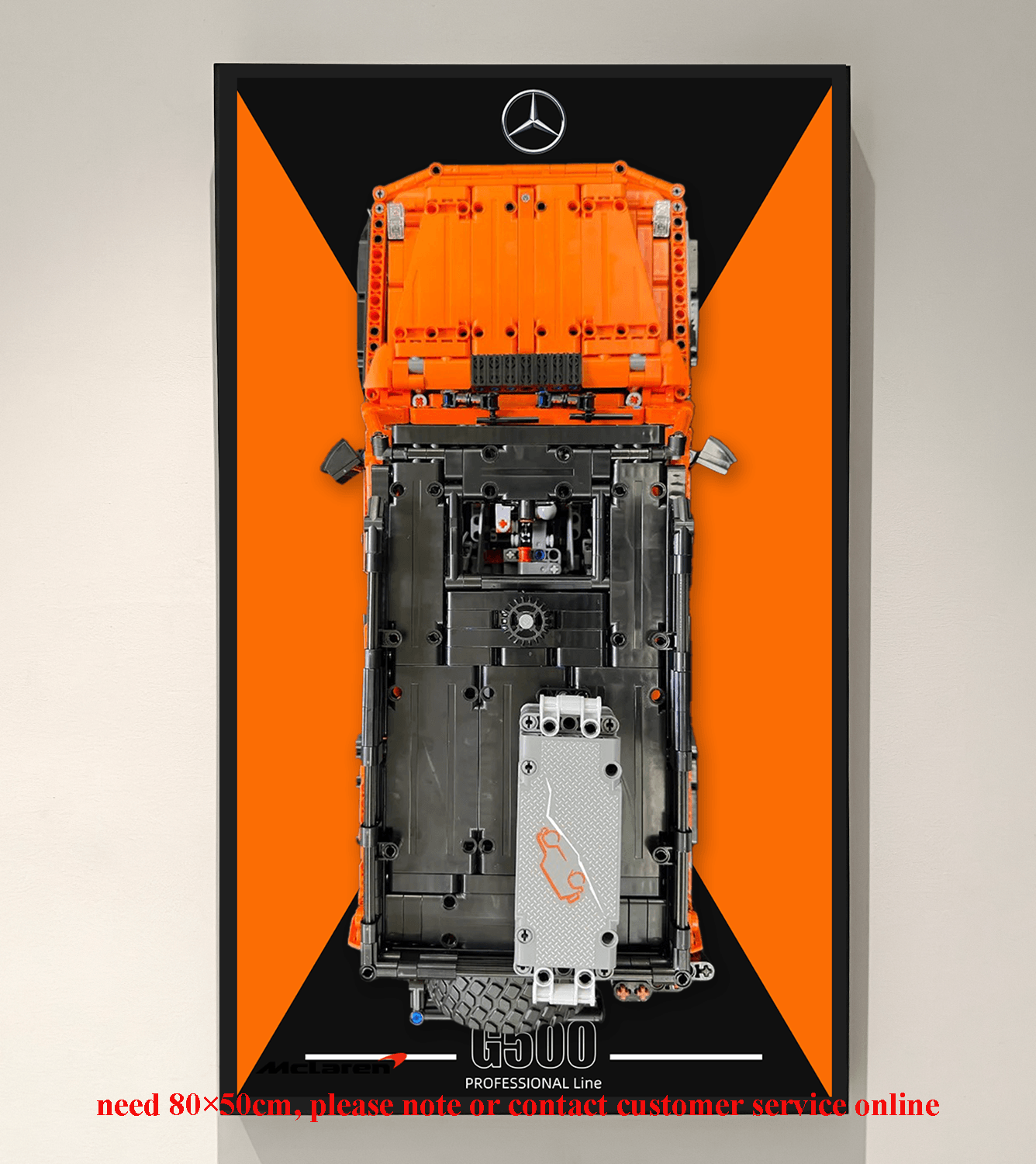 LEGO Technic Mercedes Benz G500 42177 Wall Display Frame - Professional Line for Car Model Showcase | Perfect for Home, Office & LEGO Enthusiasts Decor