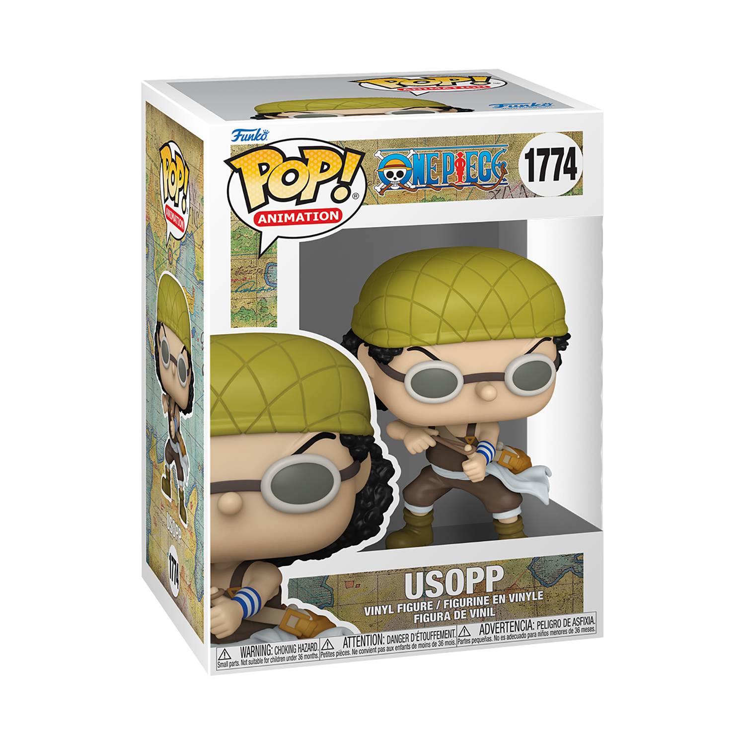 One Piece Anime Usopp Figure with Rubber Band - Perfect for Anime Fans, Collectors, and Display in Home or Office