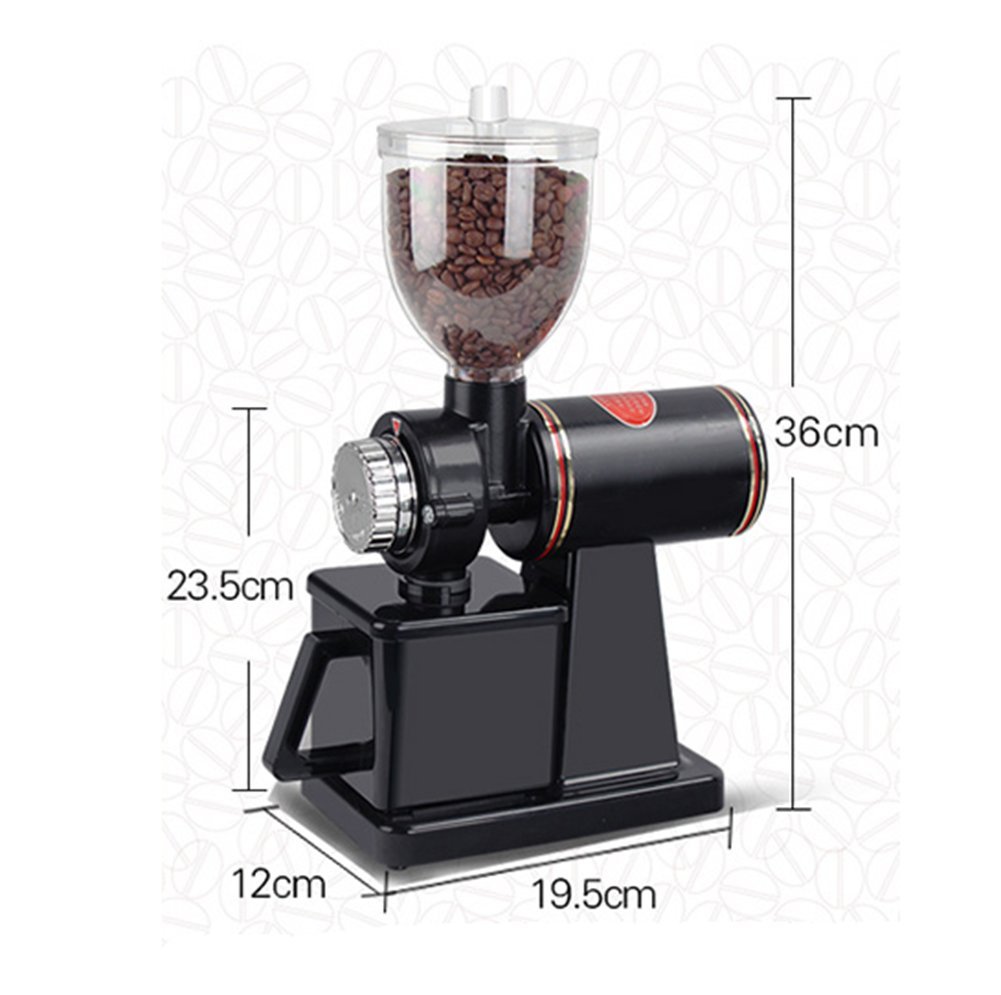 TOPCHANCES 110V Electric Coffee Grinder - Adjustable 8-Speed Coffee Bean Mill with 120g/min Grinding Capacity | Perfect for Espresso, French Press & Home Brewing