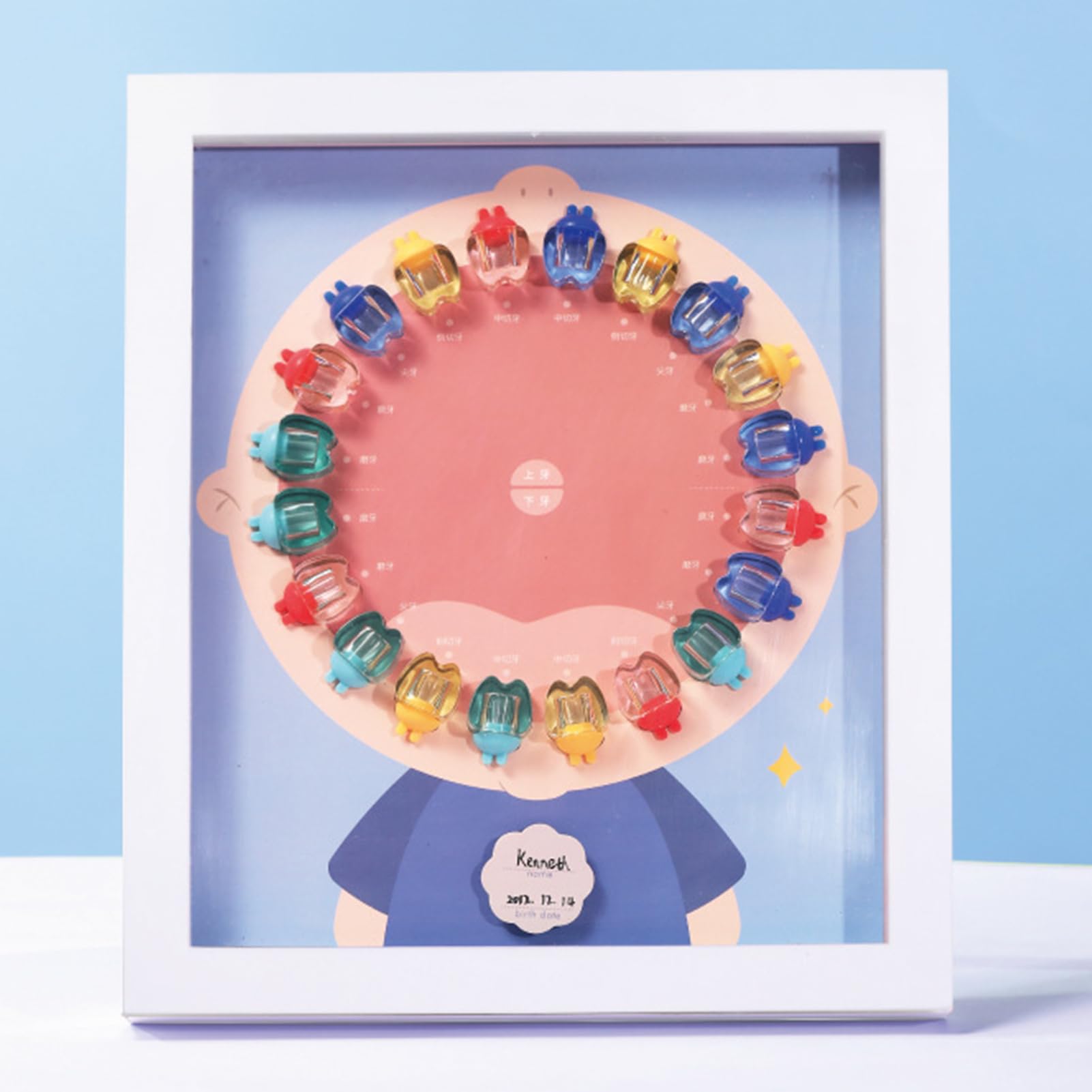 Kids Tooth Storage Box - Transparent Crystal Tooth Holder & Display Case for Lost Teeth Collection - Perfect for Boys & Girls - Great for Tooth Fairy Gifts & Childhood Keepsakes
