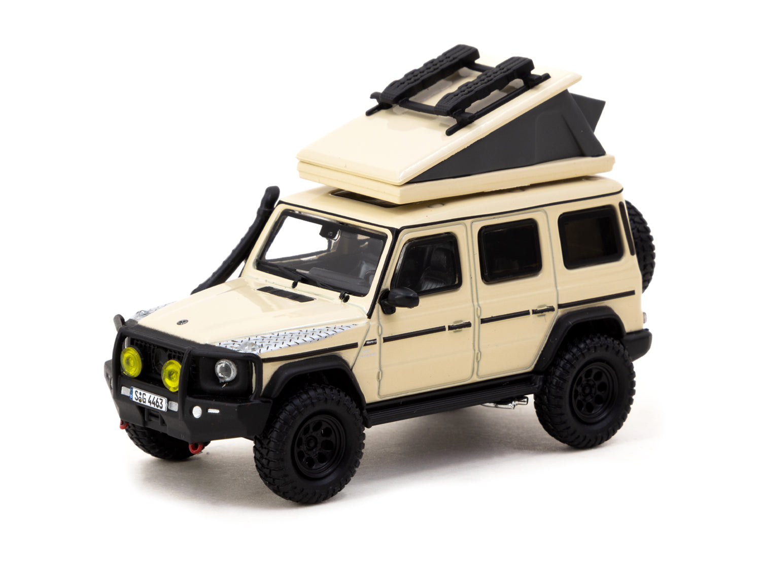 Tarmac Works 1/64 Scale Mercedes AMG G 63 Camping Diecast Model Car - Perfect for Collectors, Display & Diorama Scenes