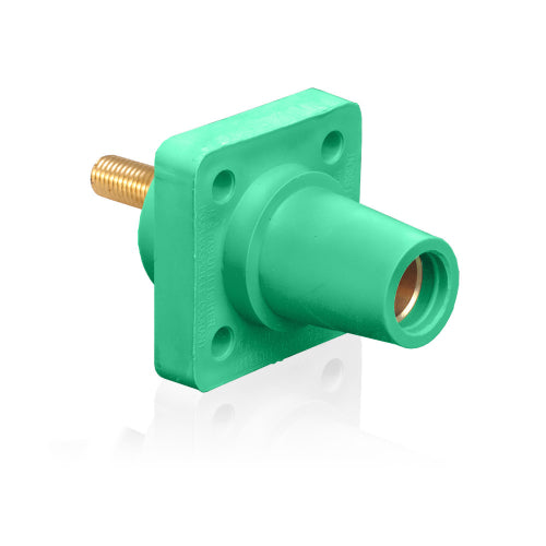 Leviton 90 Degree Series 16 Panel Mount Camlocks - Threaded Post for #2-4/0 AWG Wires | Electrical Panel Connections & Industrial Power Distribution