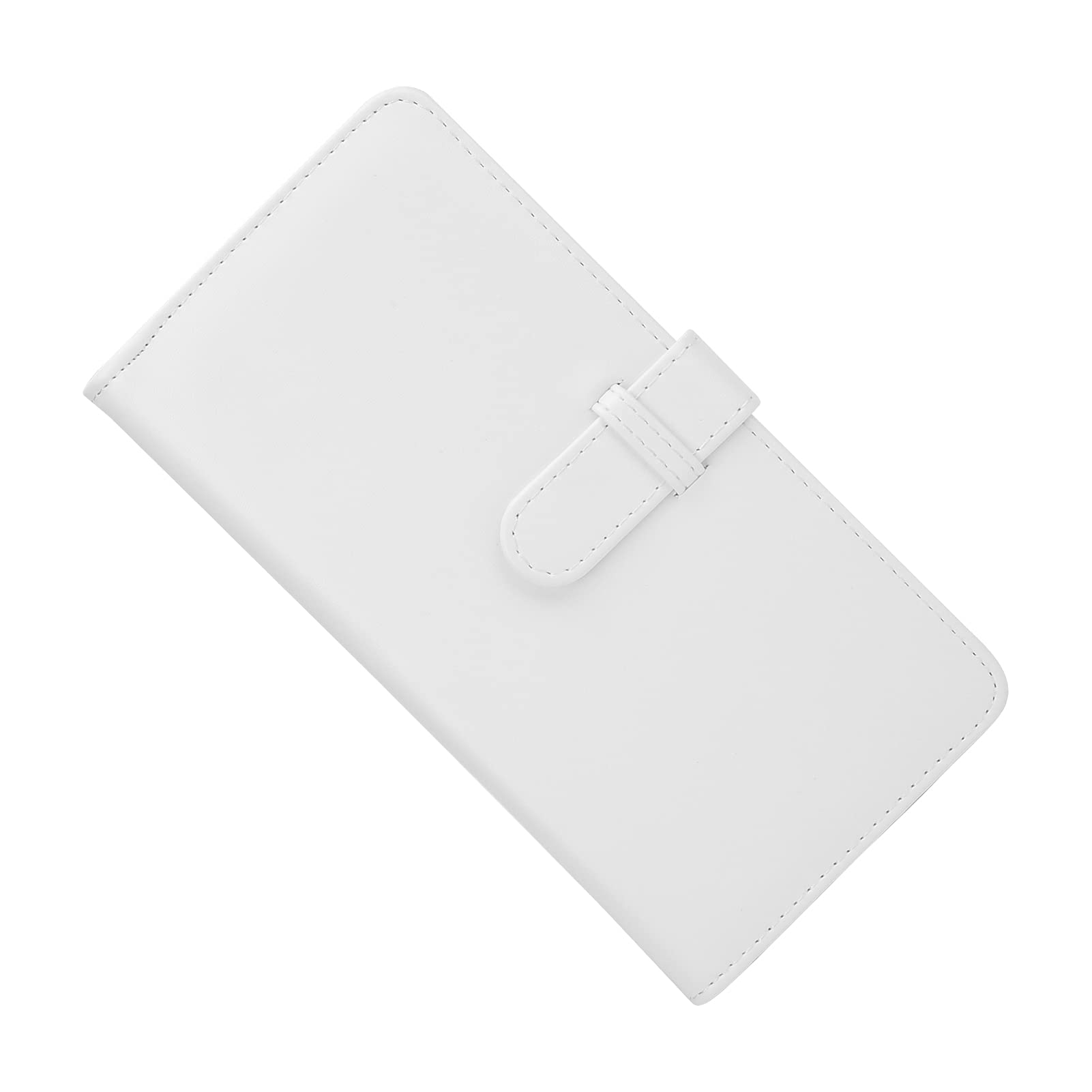 80-Page Photo Album with Delicate Buckle - Professional Scrapbook for Photographers, Videographers & Content Creators - Perfect for Wedding, Travel & Portrait Photography (White)