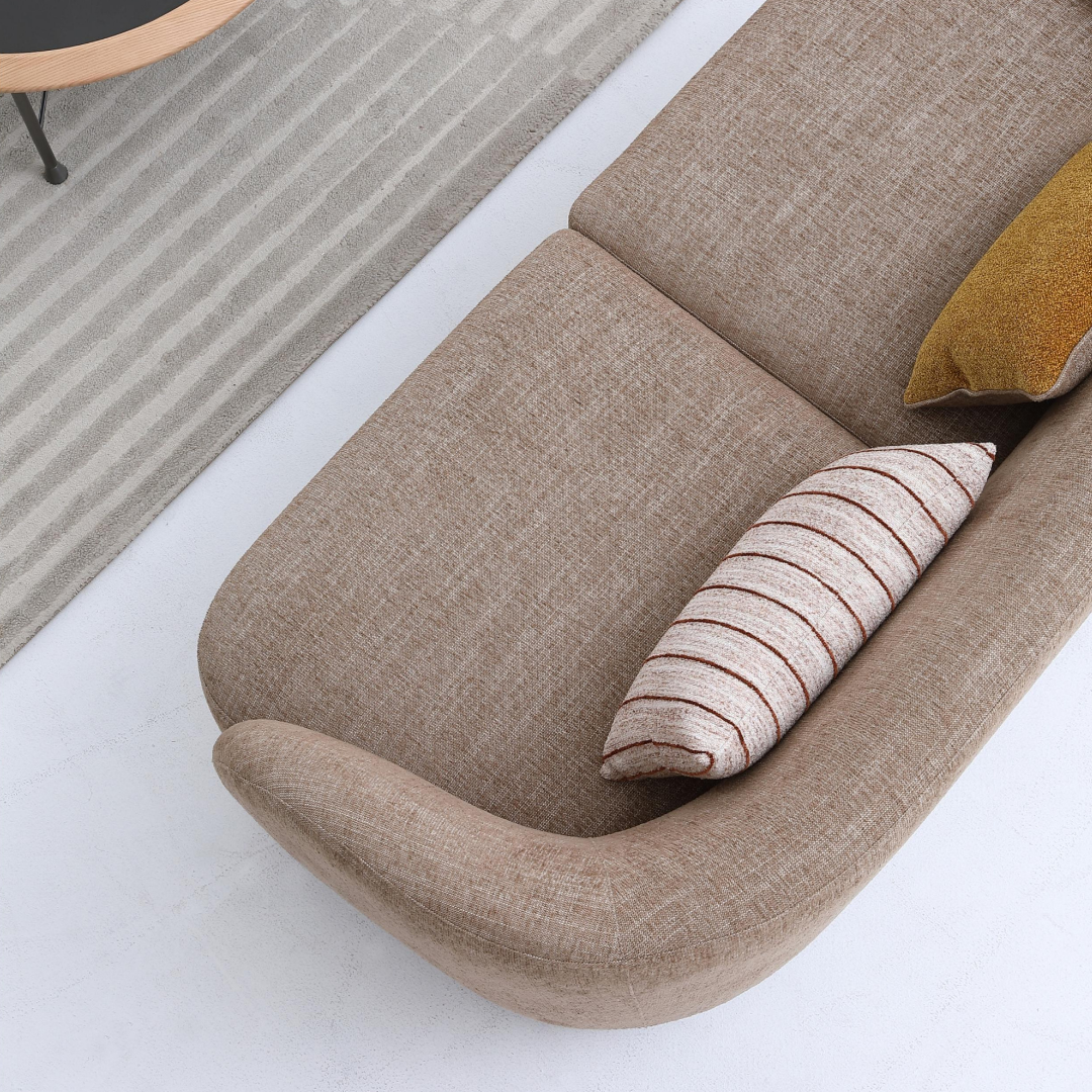 Stylish Mariella Fabric Sofa - Modern Comfort for Living Room, Lounge & Home Decor | Durable Upholstered Couch for Family & Guests