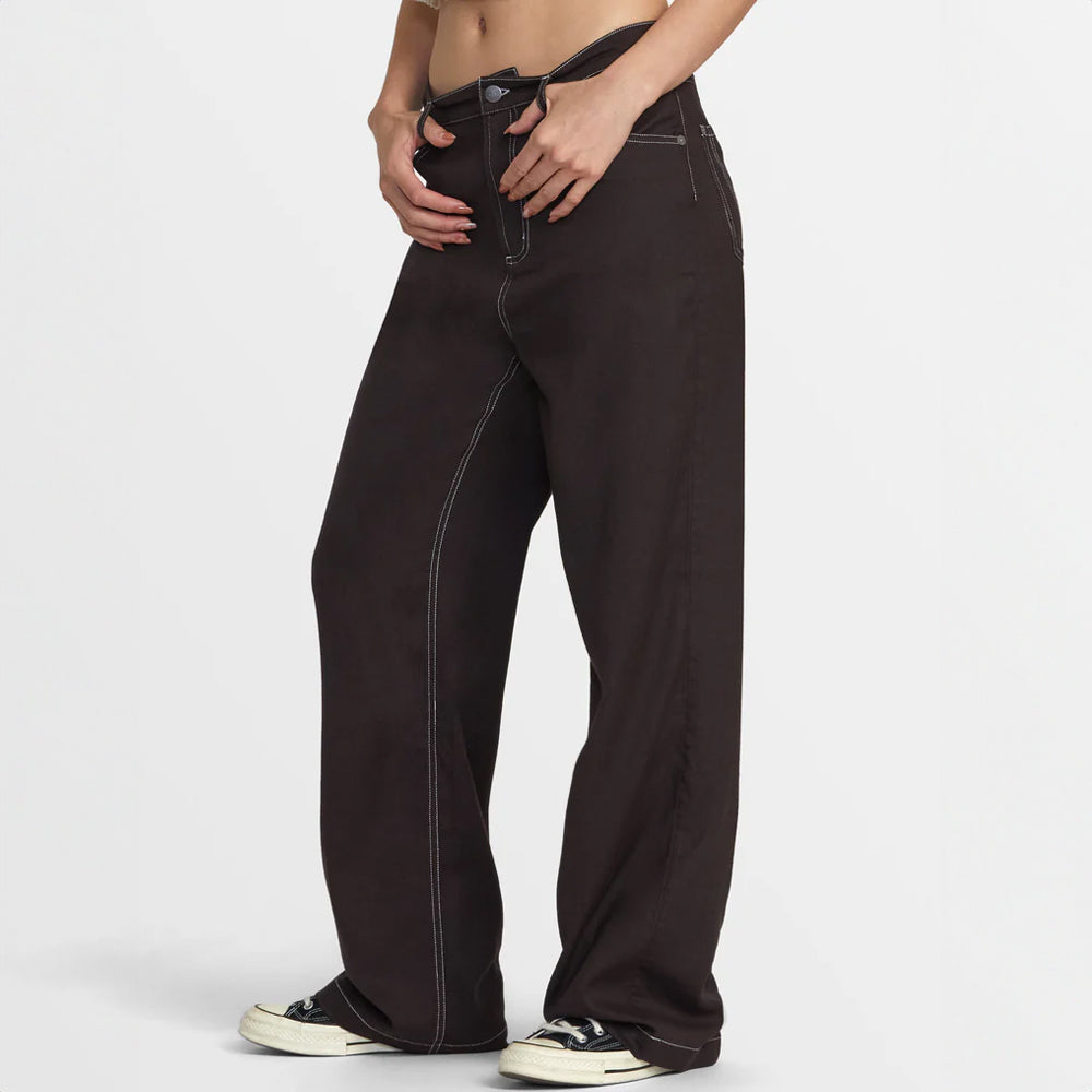 RVCA Coco Pants Women's Casual Joggers - Comfortable Lounge Pants for Yoga, Running & Everyday Wear | F24 Collection
