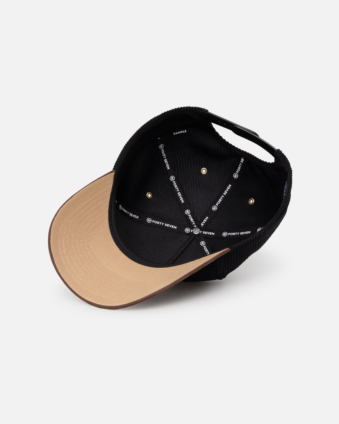 47 Brand Atlanta Braves 'Black Barren' 47 Offside DT Snapback Black Hat - Official MLB Licensed Baseball Cap for Men & Women - Perfect for Sports Fans, Casual Wear & Game Day Outfits